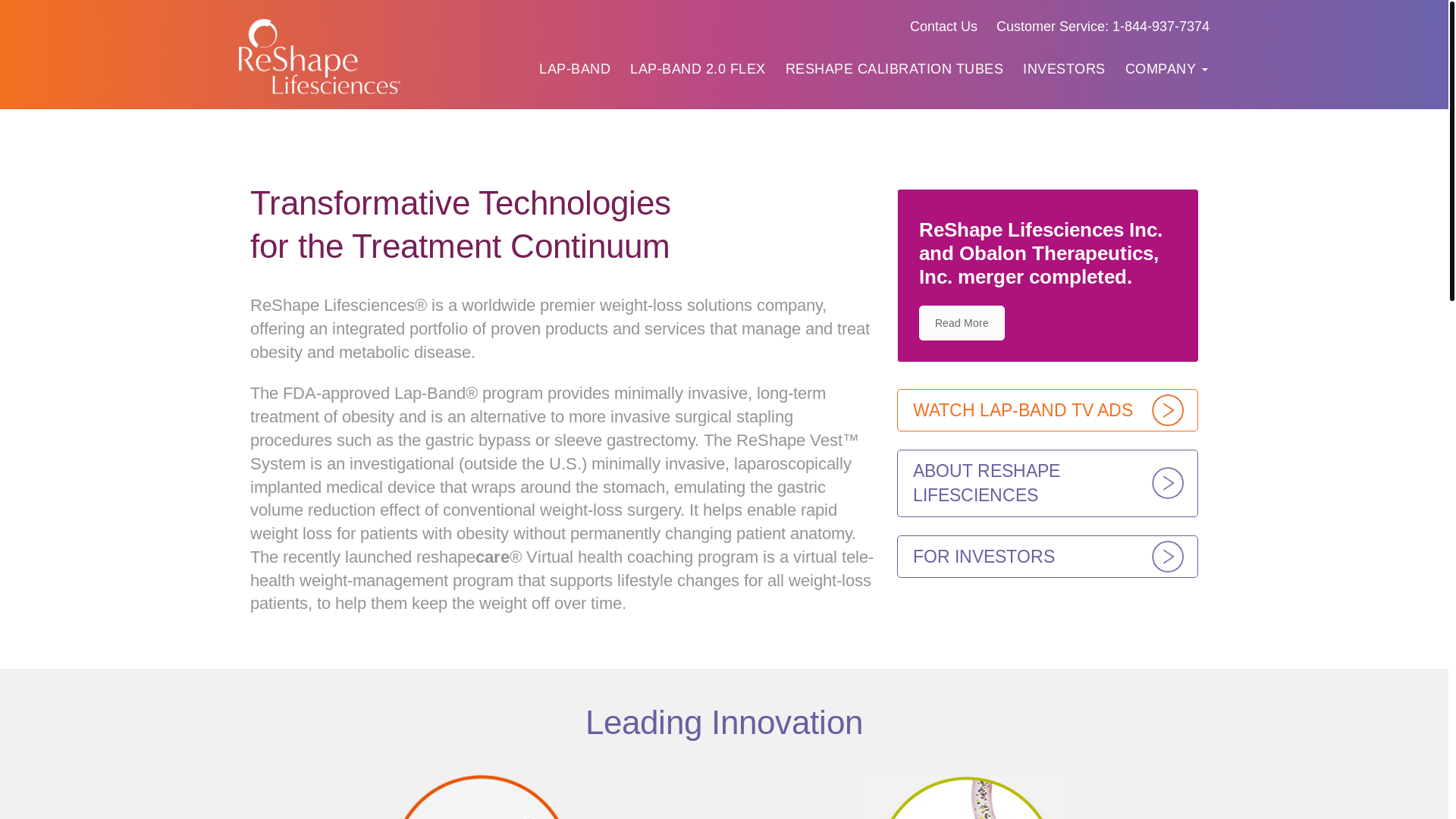 website screenshot of https://reshapemedical.services/