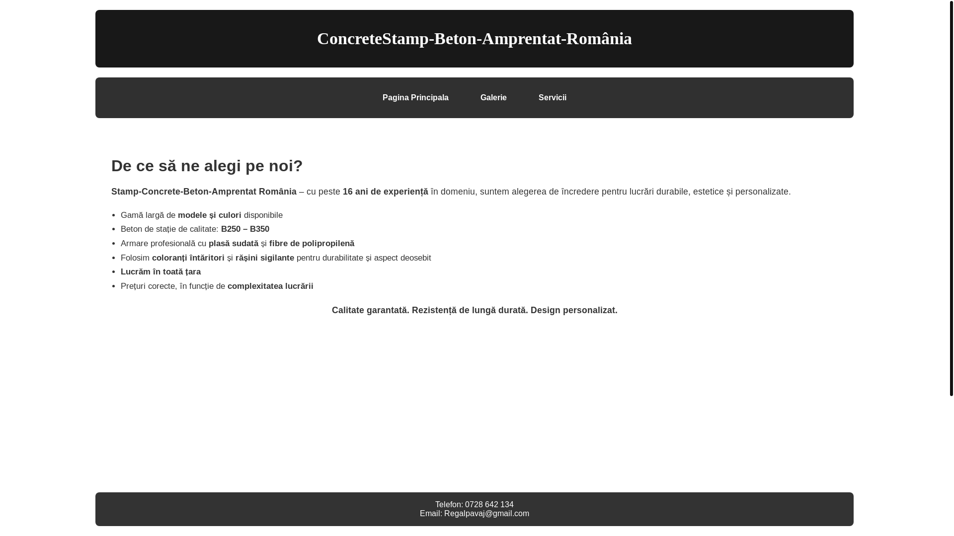 website screenshot of https://concretestamp-beton-amprentat-romania.ro/