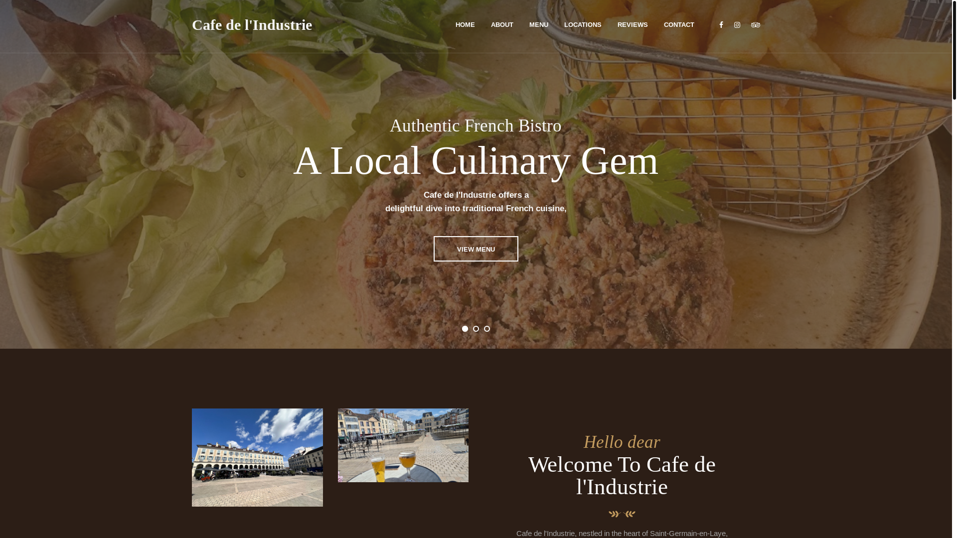 website screenshot of https://cafedelindustrie.shop/