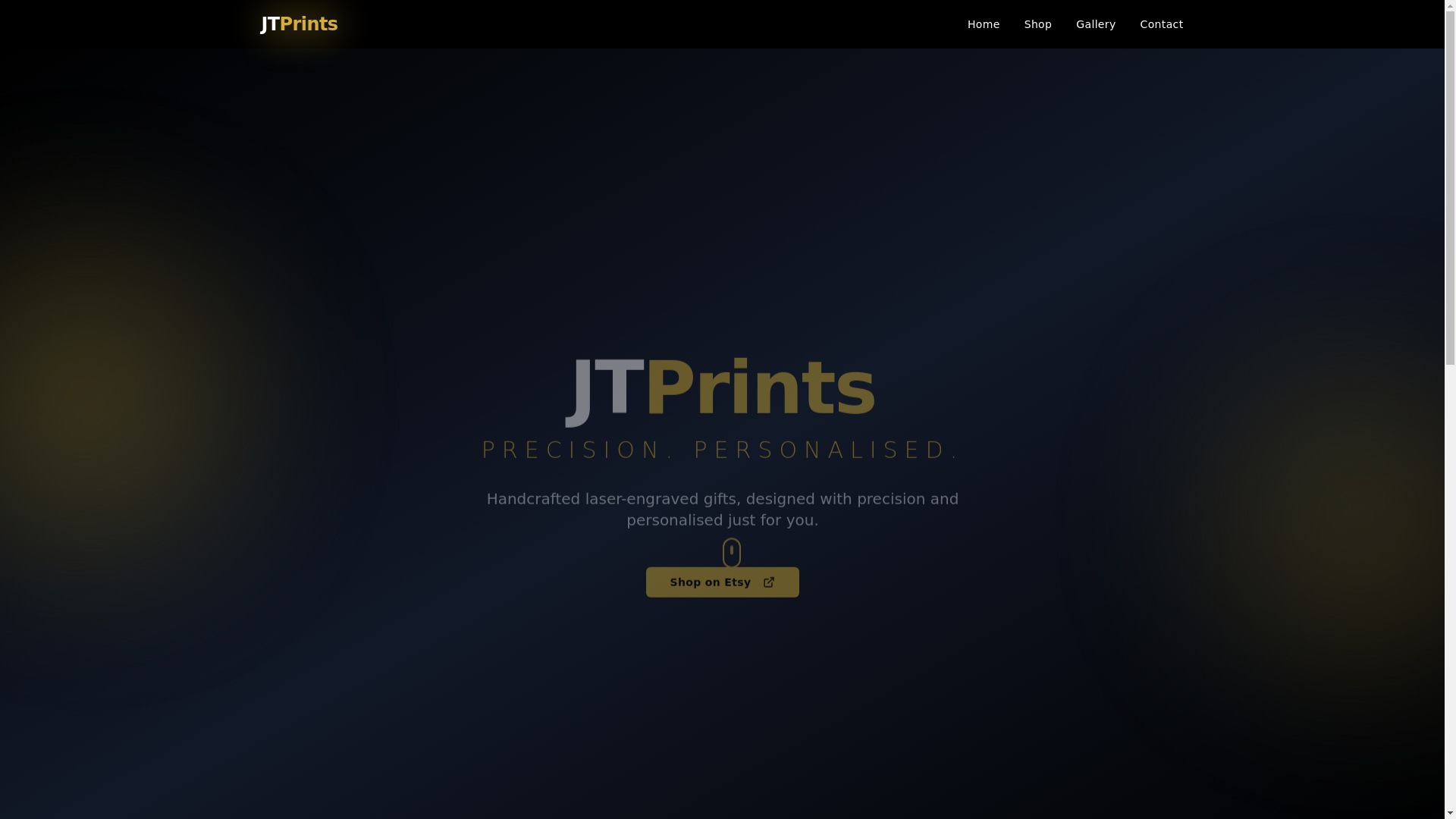 website screenshot of https://jtprints25.co.uk/