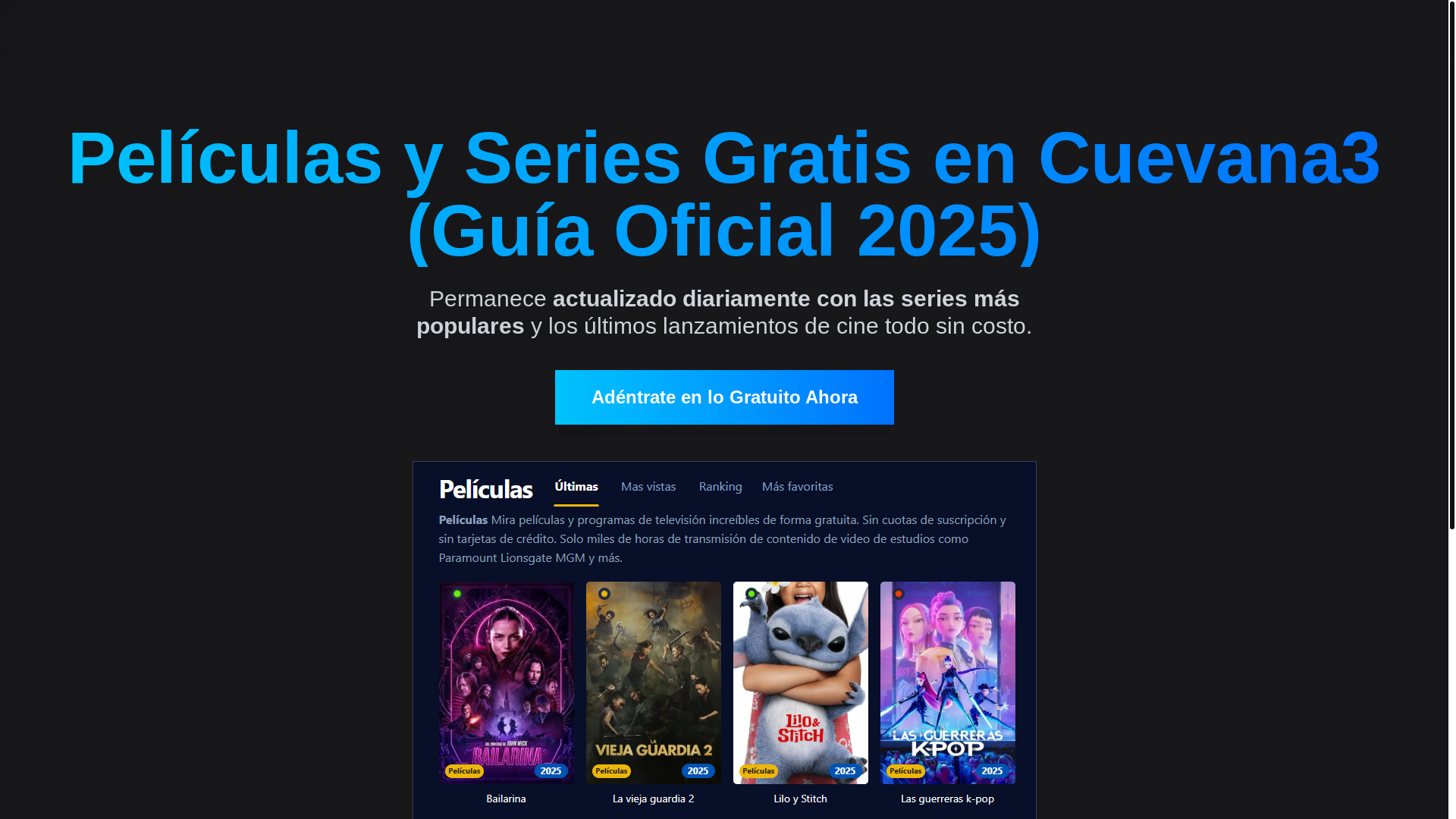 website screenshot of https://cuevana3-88ye.pages.dev/
