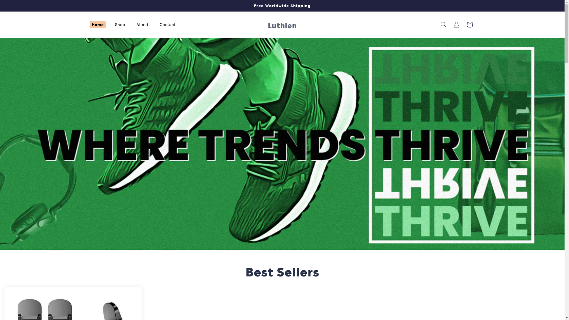 website screenshot of https://luthien.us/