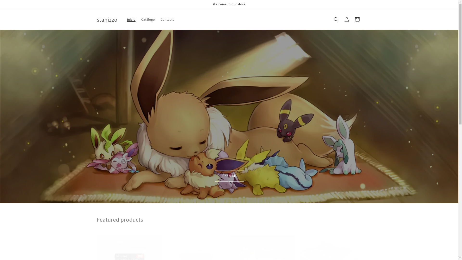 website screenshot of https://stanizzo.shop/
