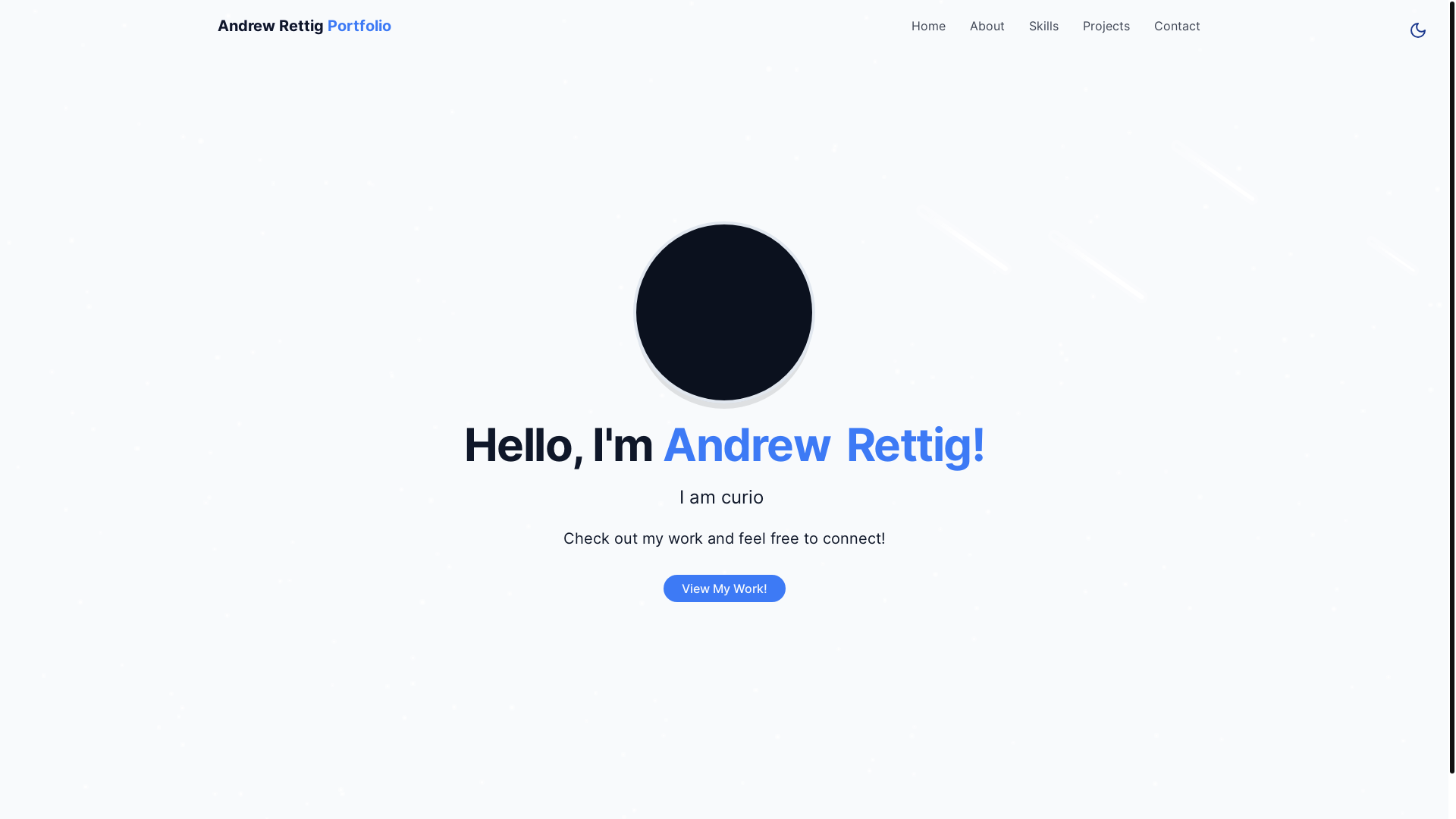 website screenshot of https://andrewrettig.com/