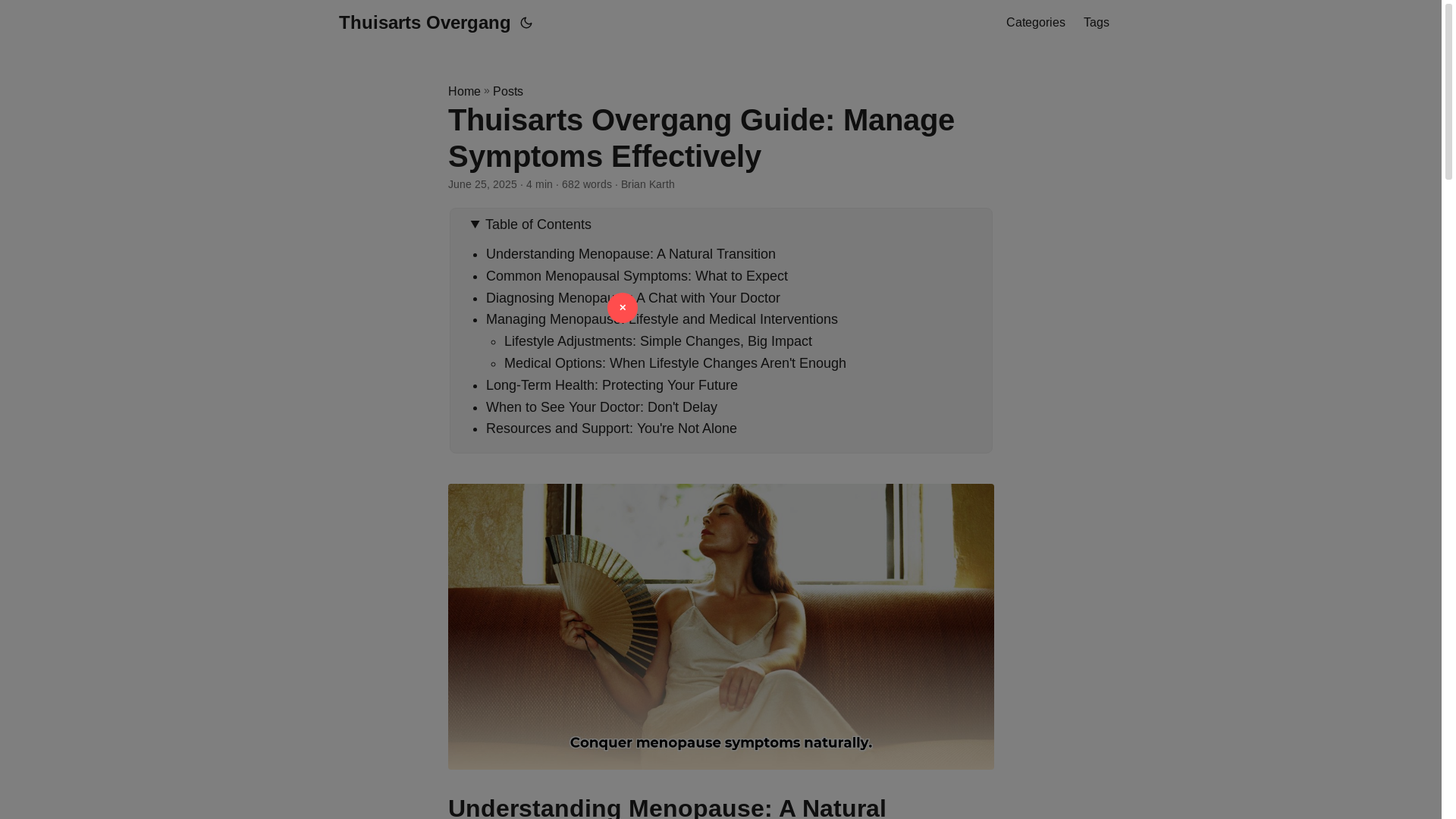 website screenshot of https://thuisarts-overgang.pages.dev/