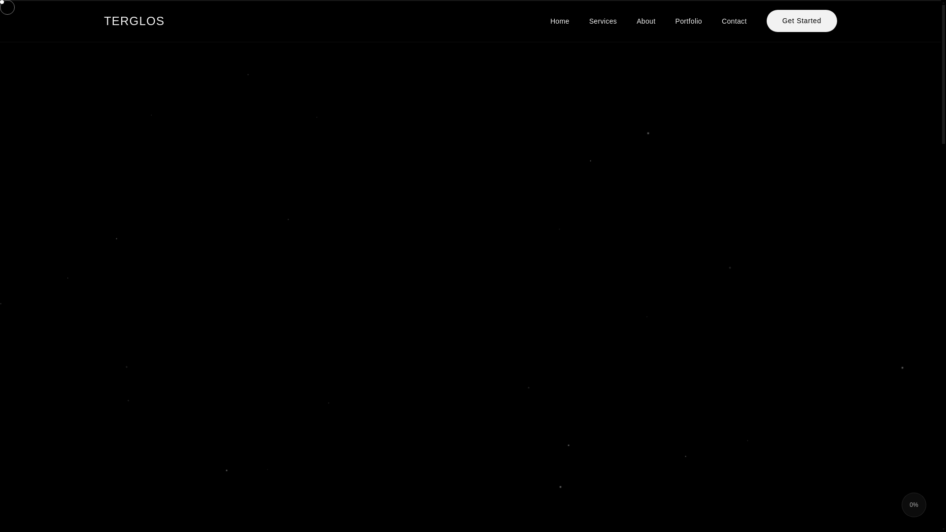 website screenshot of https://terglos.com/