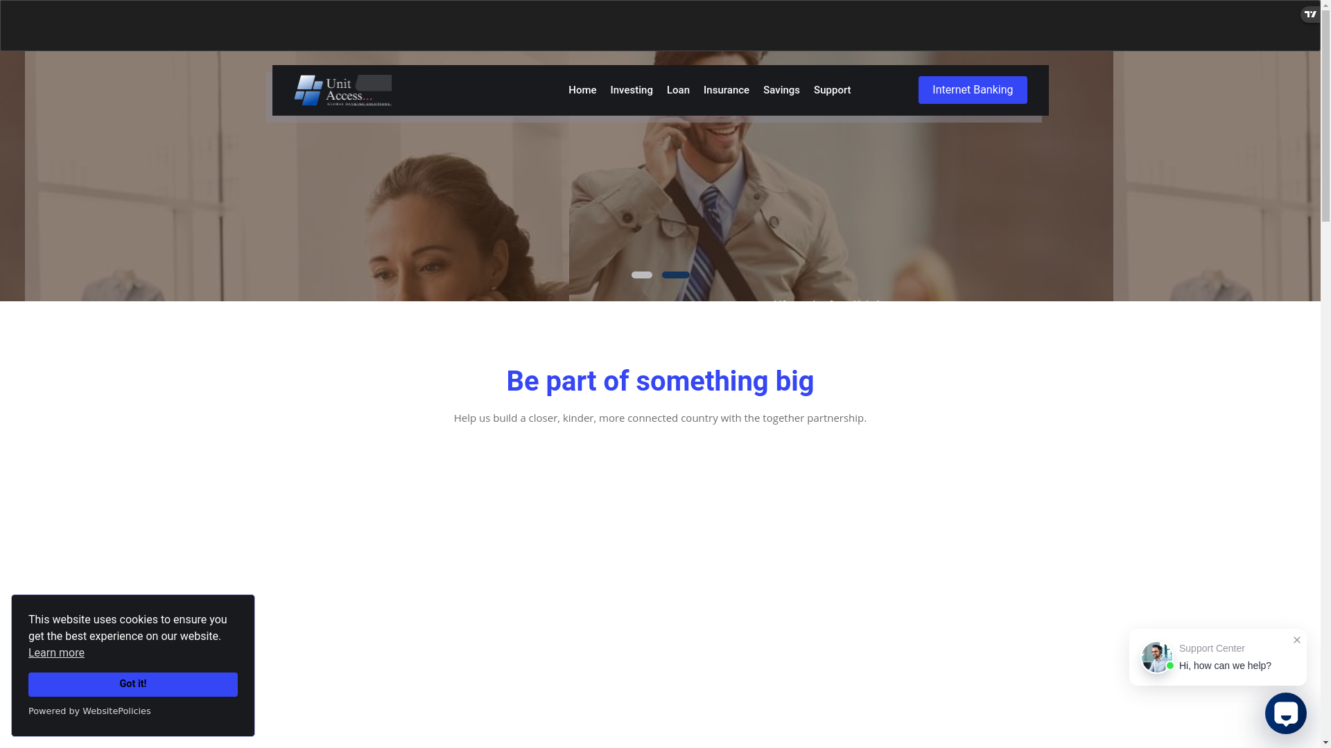 website screenshot of https://untitacces.cc/