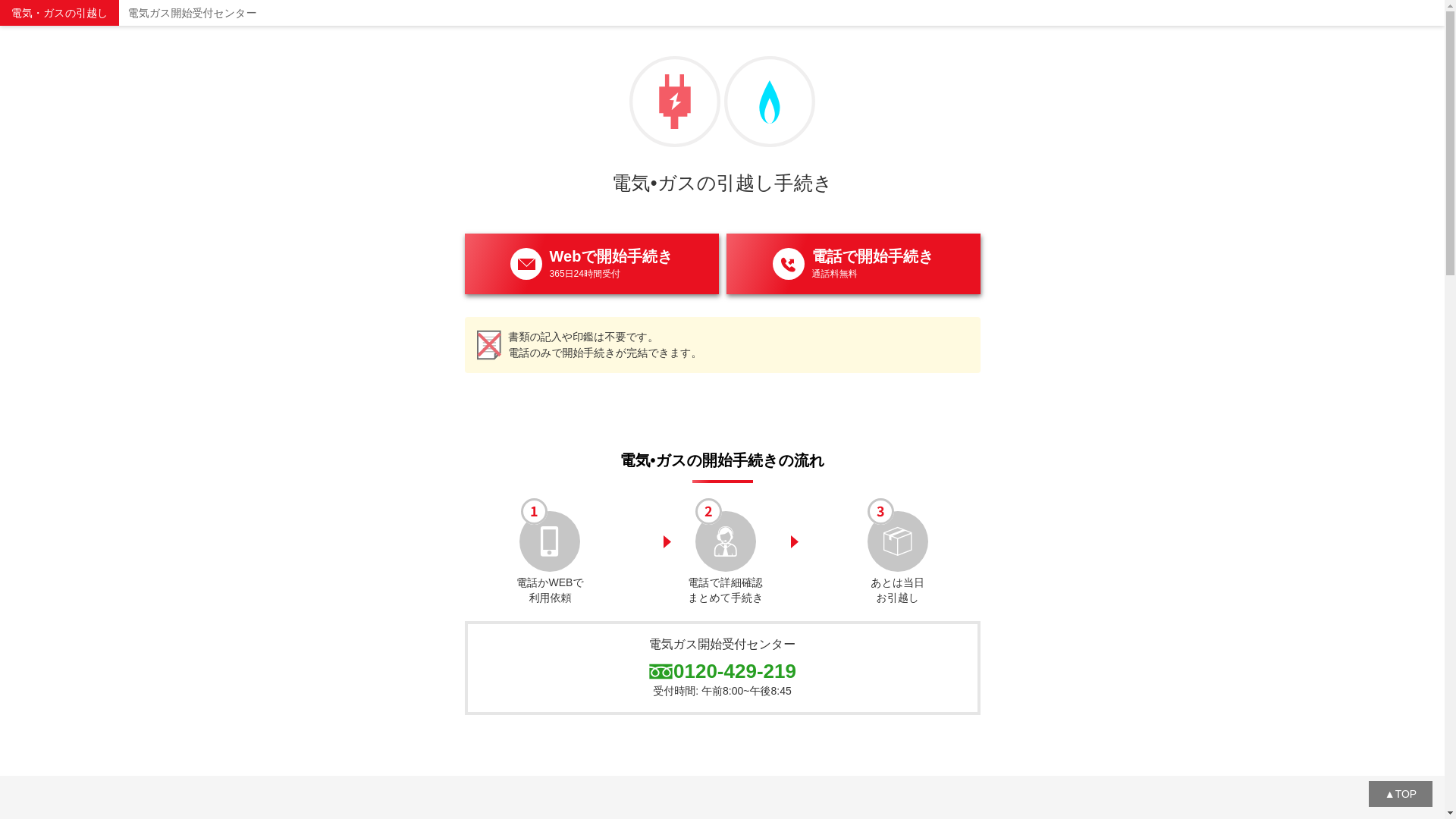website screenshot of https://denkigas-net-web.pages.dev/
