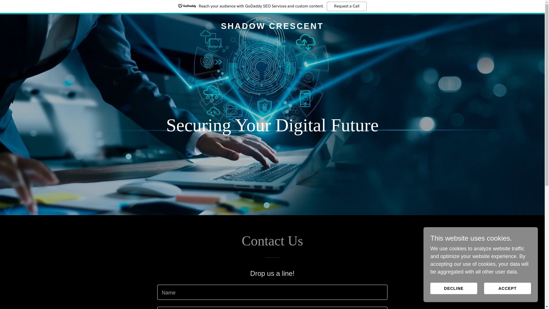 website screenshot of https://shadowcrescent.com/