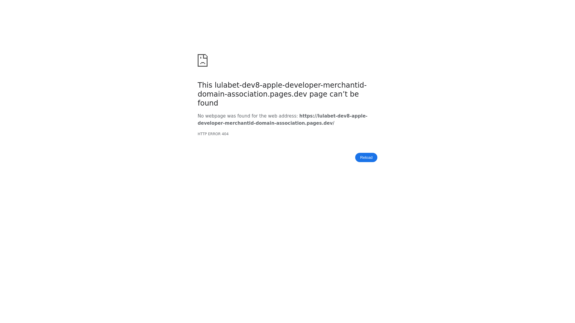 website screenshot of https://lulabet-dev8-apple-developer-merchantid-domain-association.pages.dev/