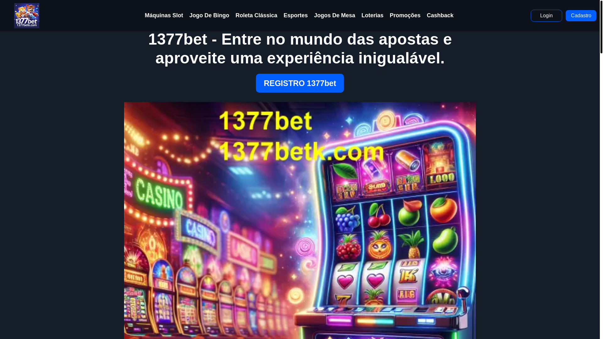 website screenshot of https://1377betk.com/