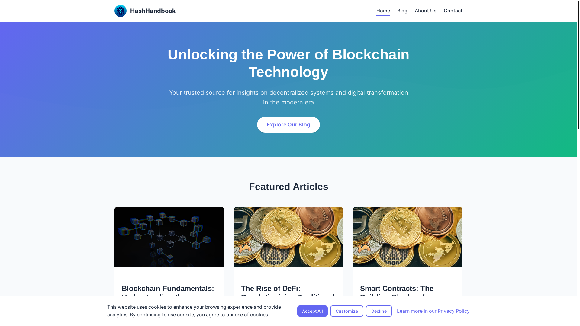 website screenshot of https://hashhandbook.com/