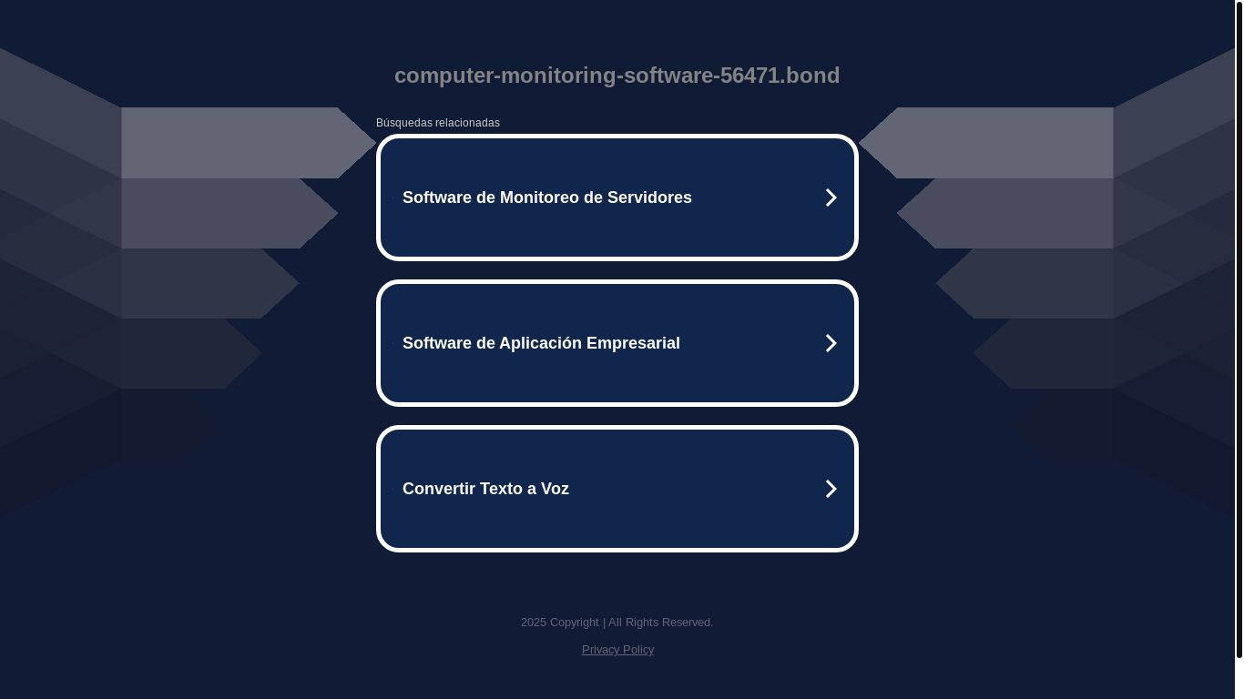 website screenshot of https://computer-monitoring-software-56471.bond/