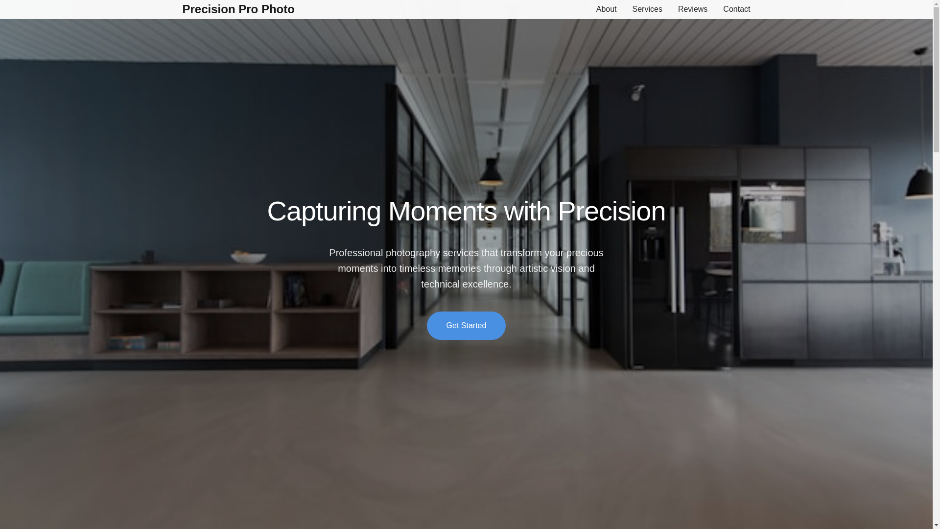 website screenshot of https://precisionprophoto.qpon/