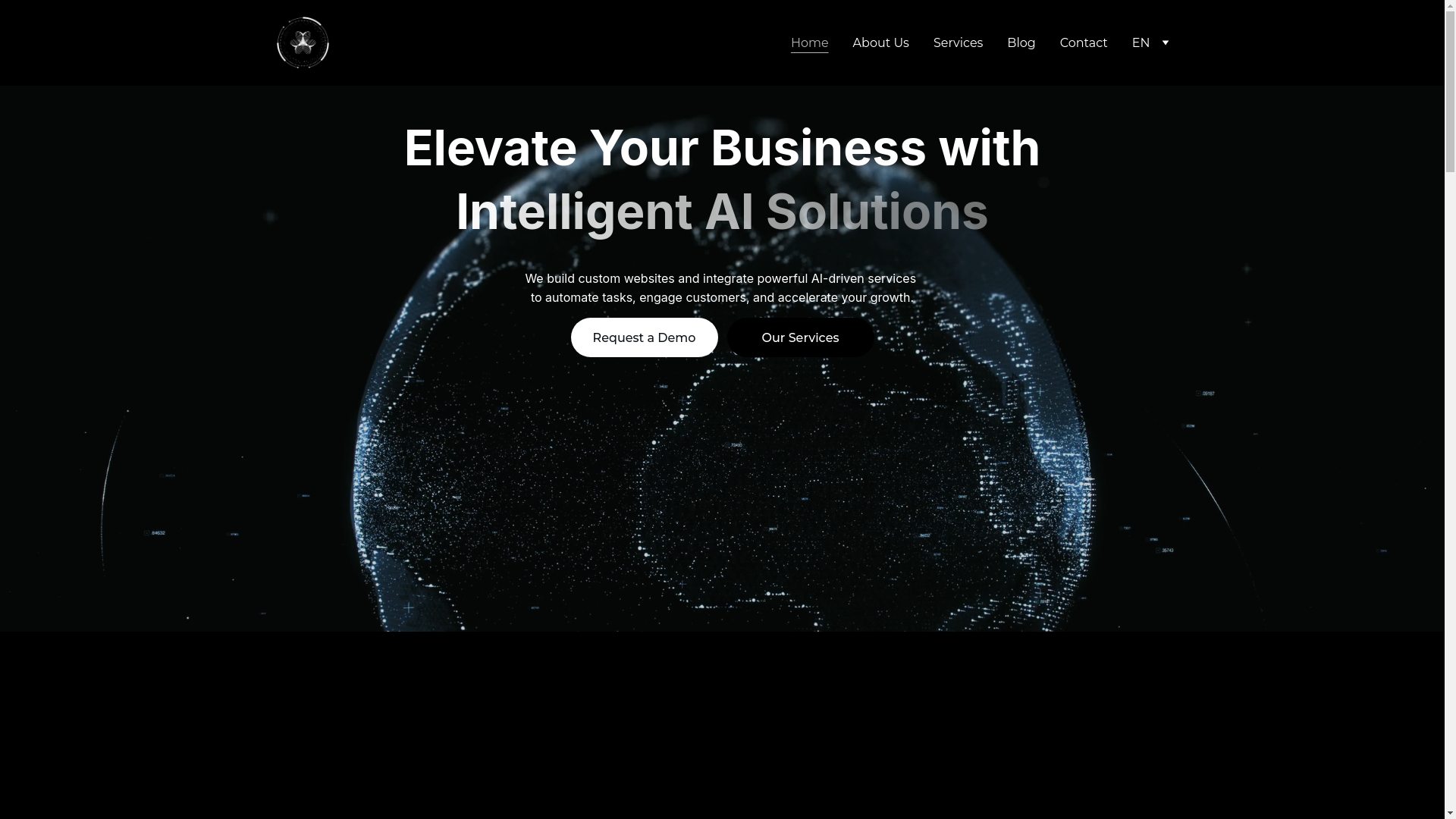 website screenshot of https://aiascentia.com/