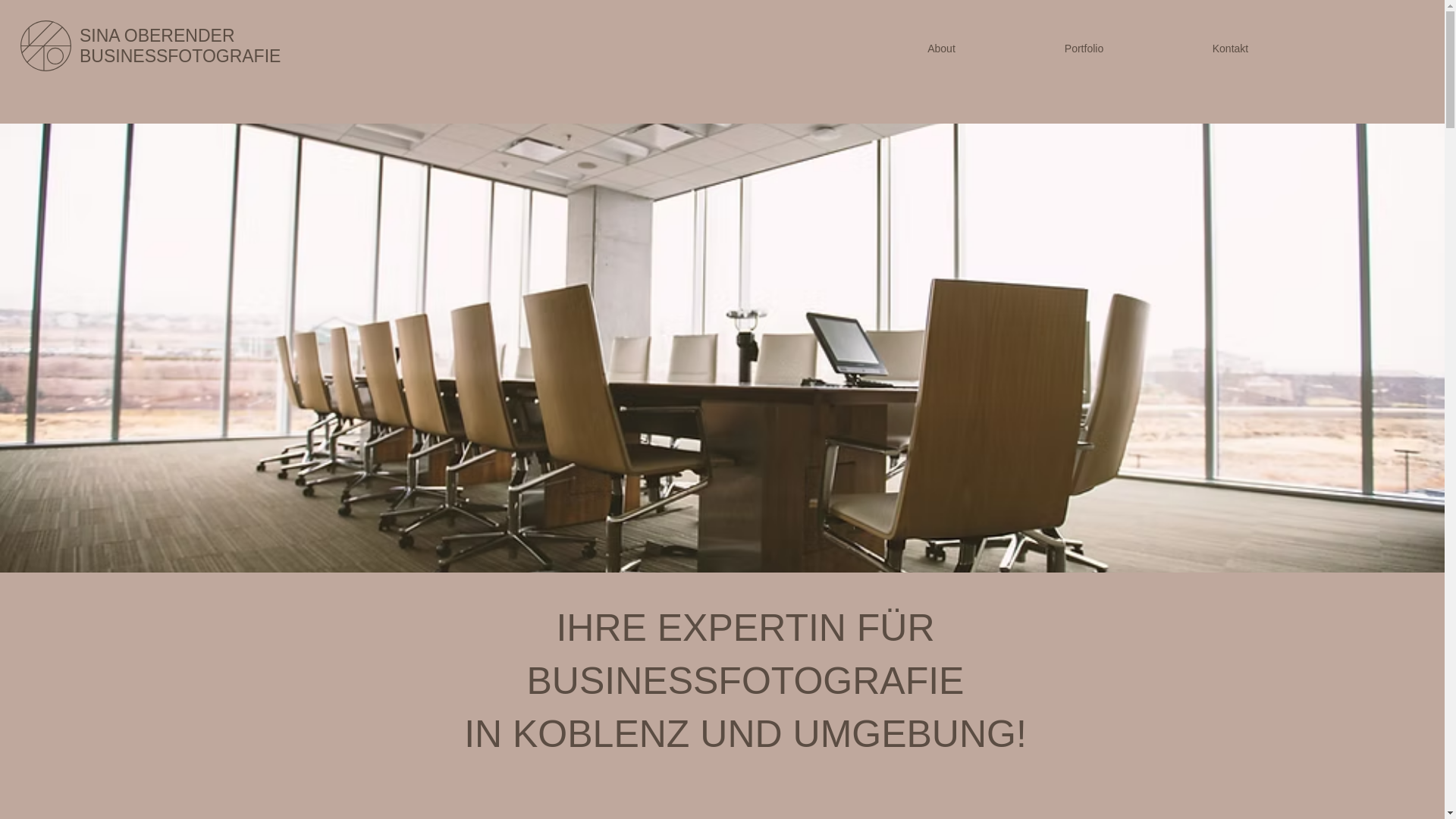 website screenshot of https://sina-oberender-businessfotografie.com/