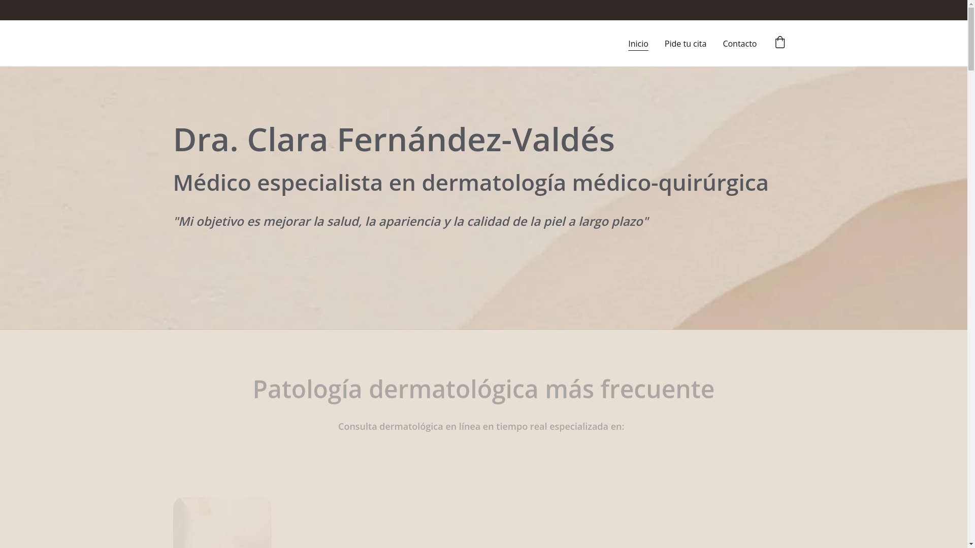 website screenshot of https://drfernandezvaldes.es/