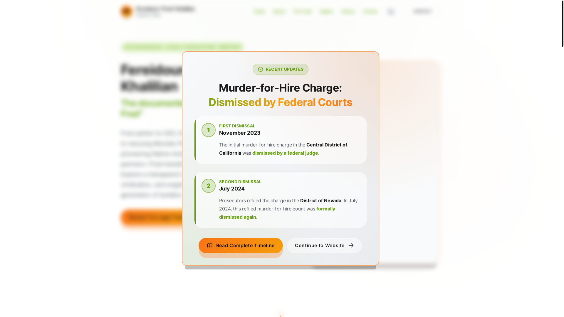 website screenshot of https://fred-khalilian.pages.dev/