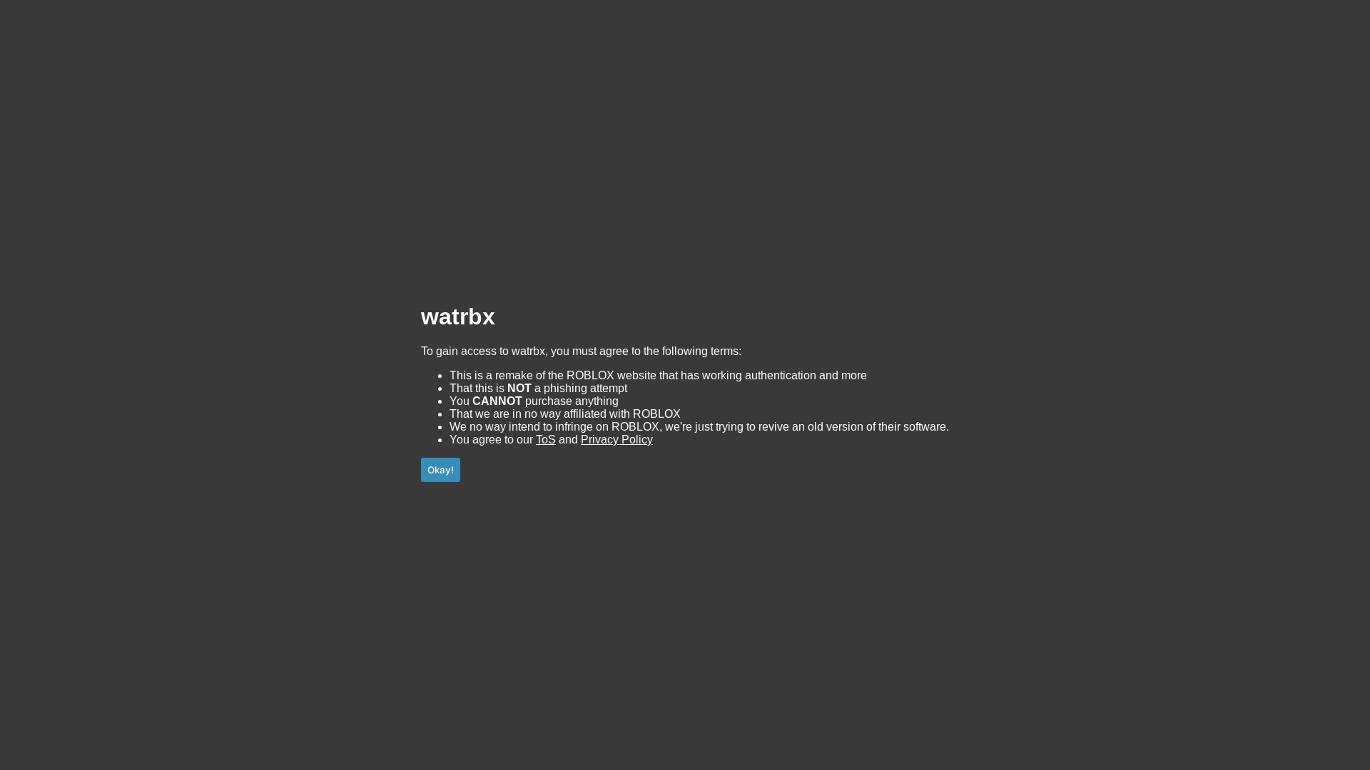 website screenshot of https://watrbx.wtf/