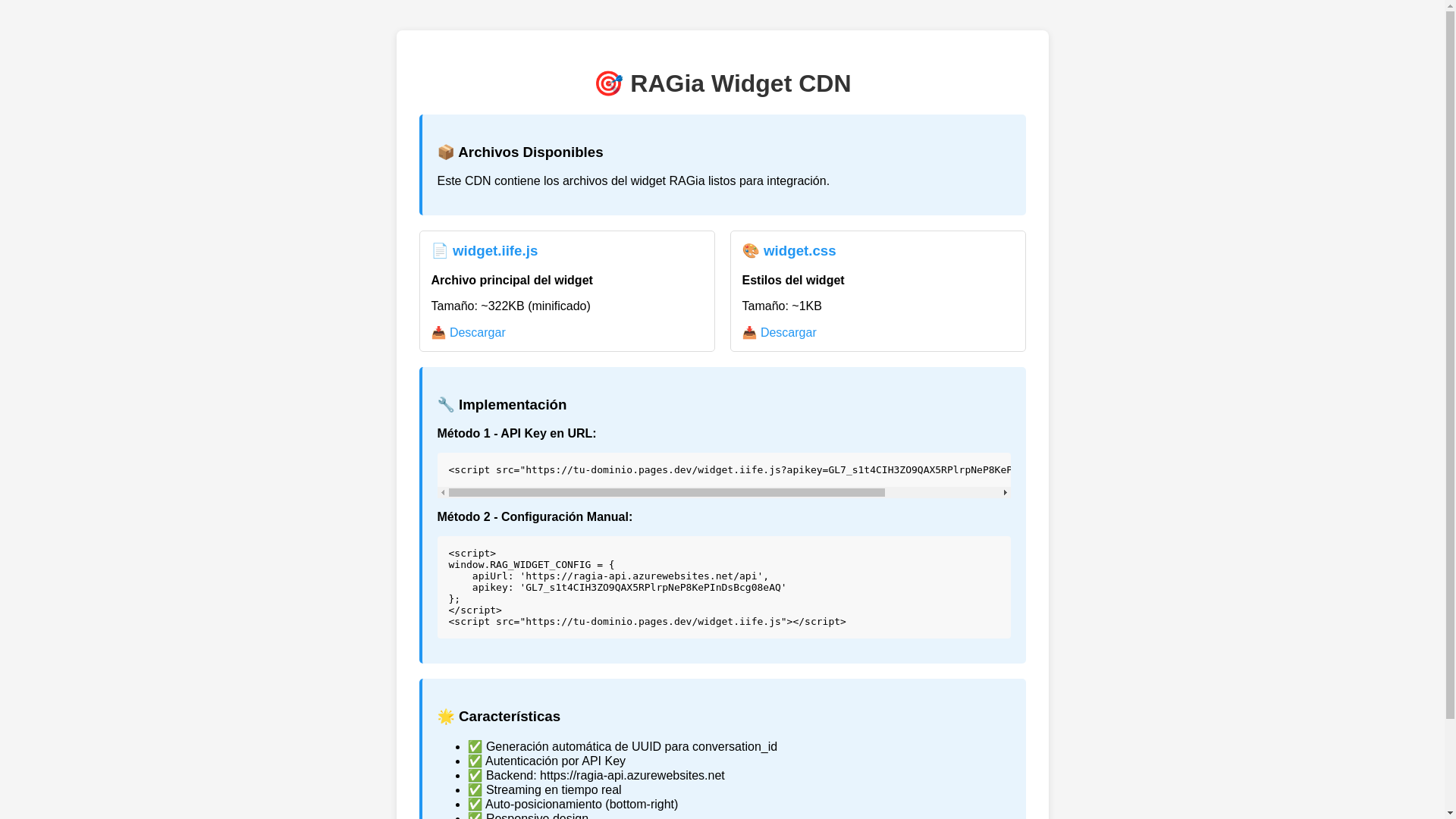 website screenshot of https://ragia-widget-cvm.pages.dev/