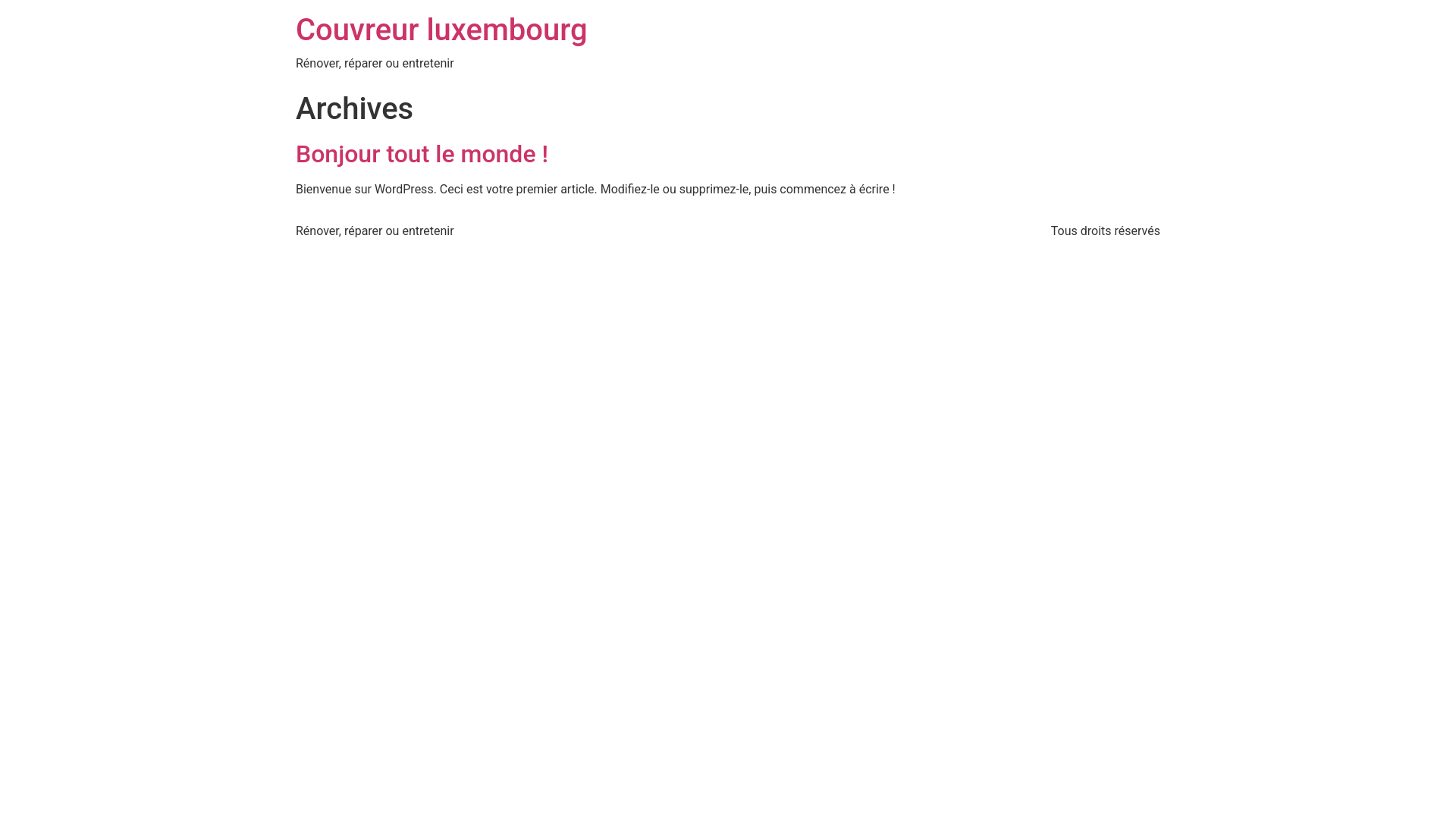 website screenshot of https://bauer-couverture.lu/
