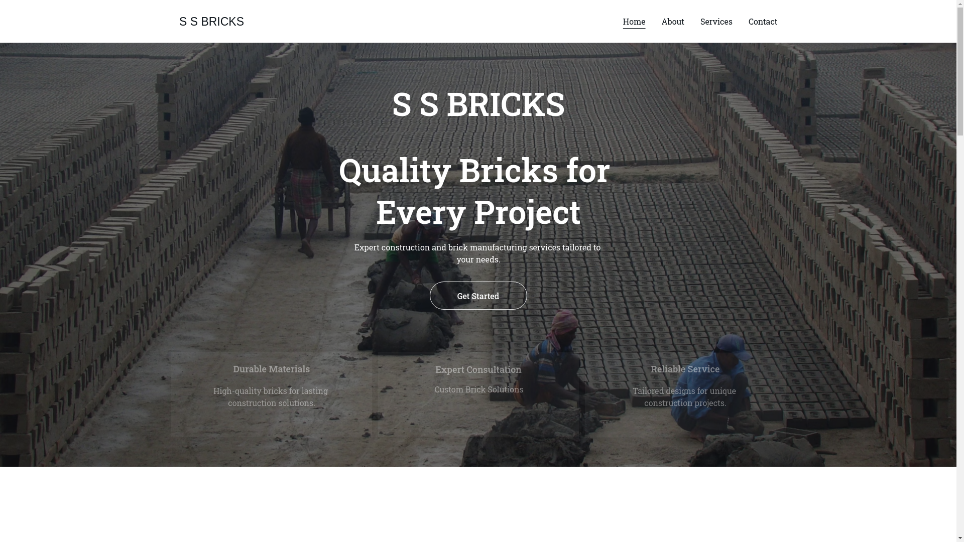 website screenshot of https://ssbricks.shop/