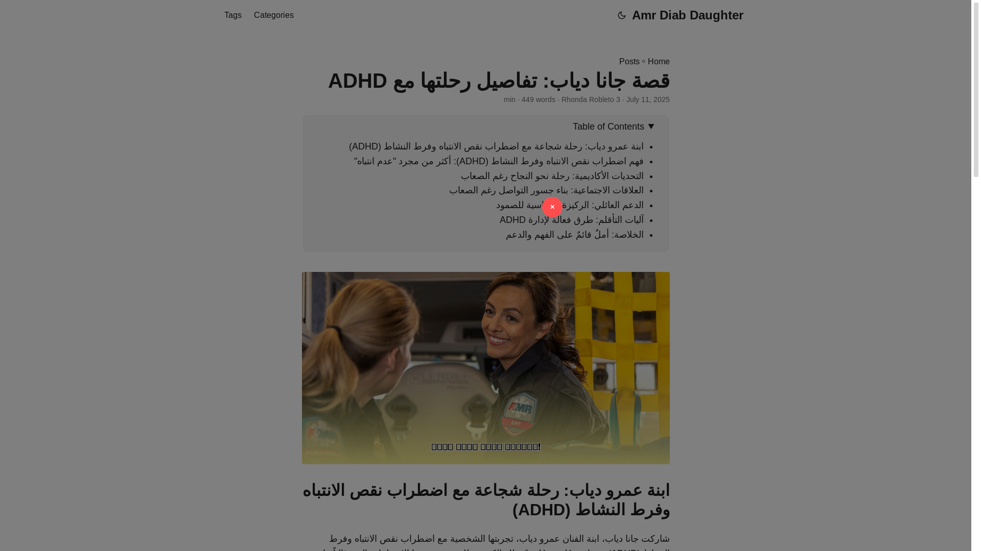website screenshot of https://amr-diab-daughter.pages.dev/