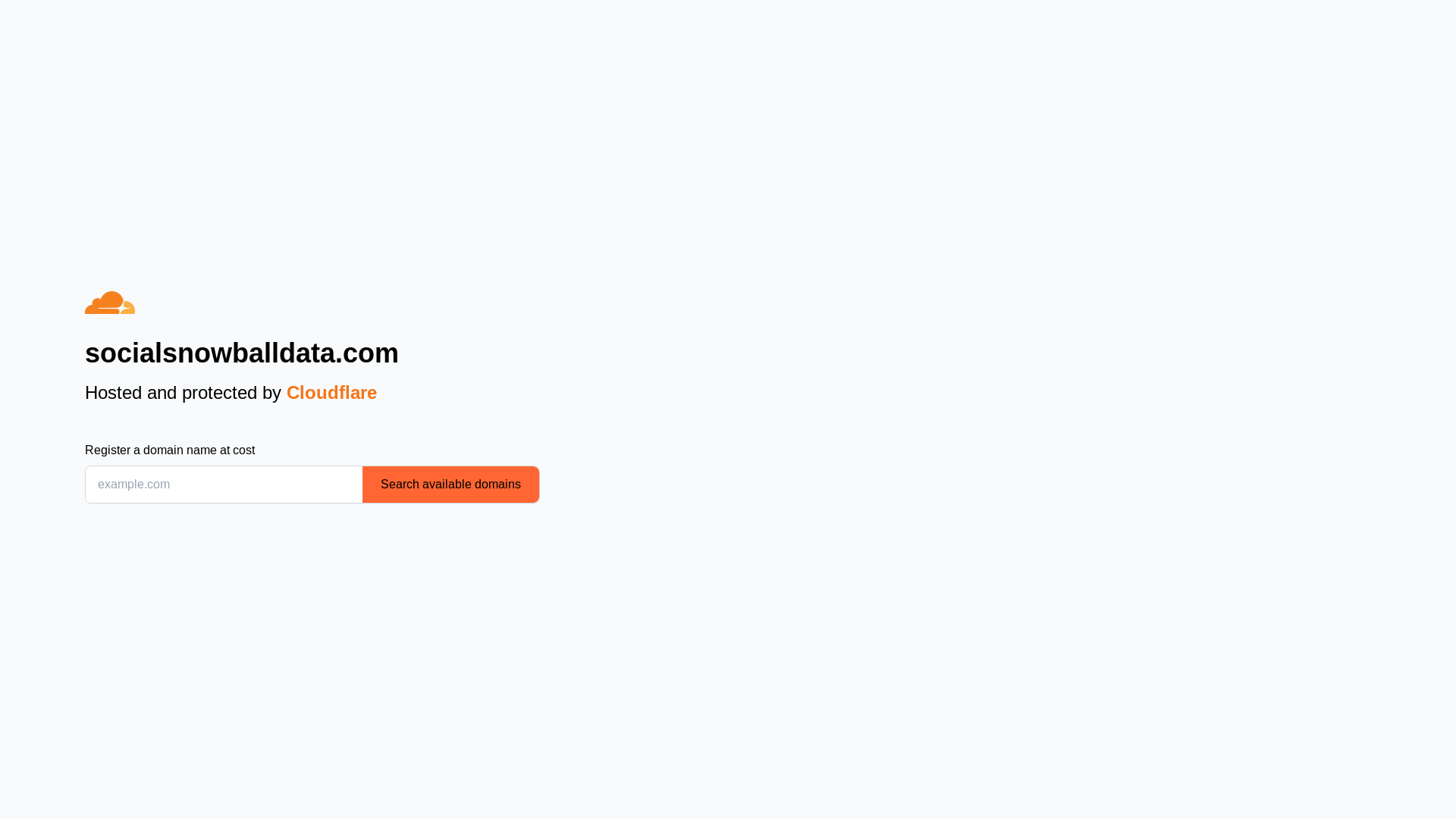 website screenshot of https://socialsnowballdata.com/