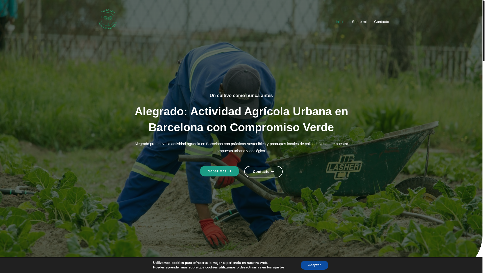 website screenshot of https://albaabeledoagricultor.es/