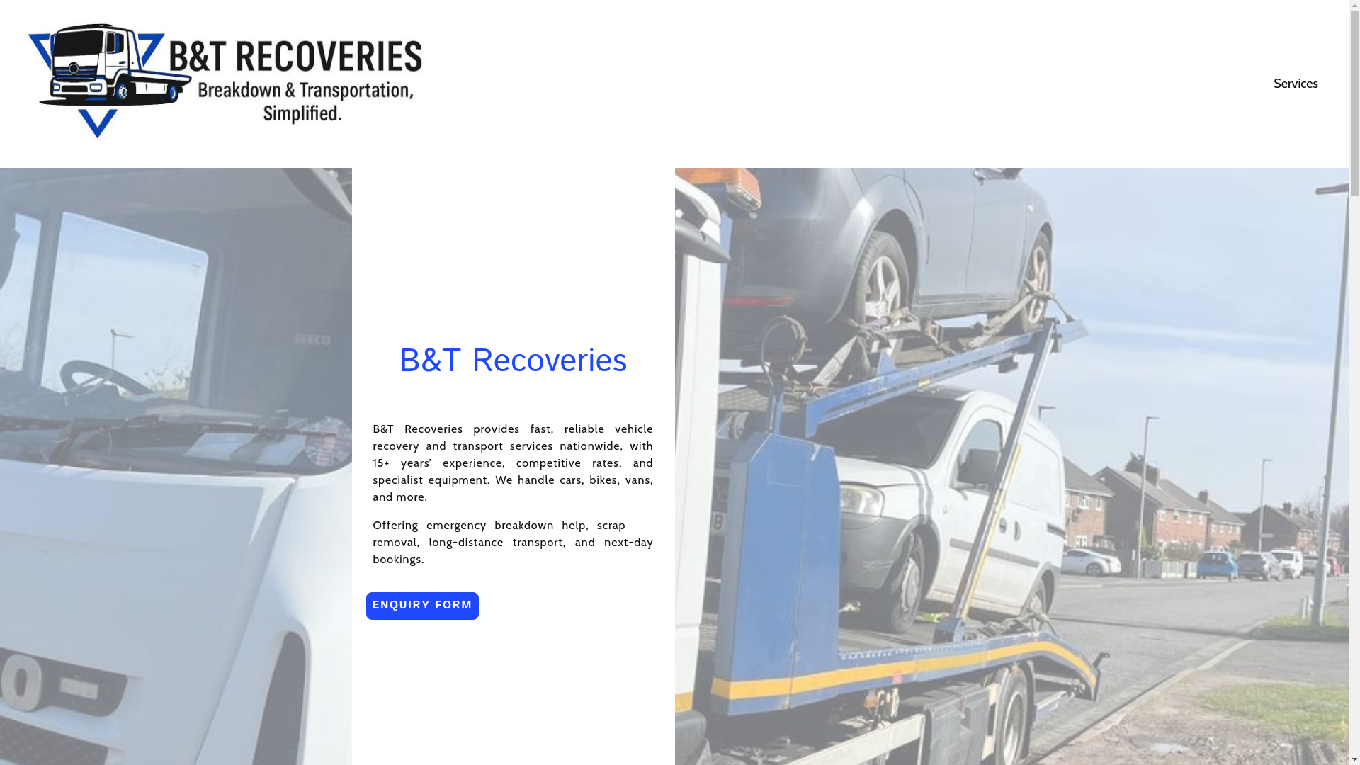 website screenshot of https://breakdowntransportation.cloud/