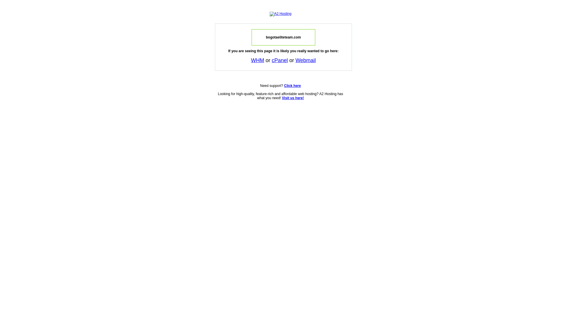 website screenshot of https://bogotaeliteteam.com/