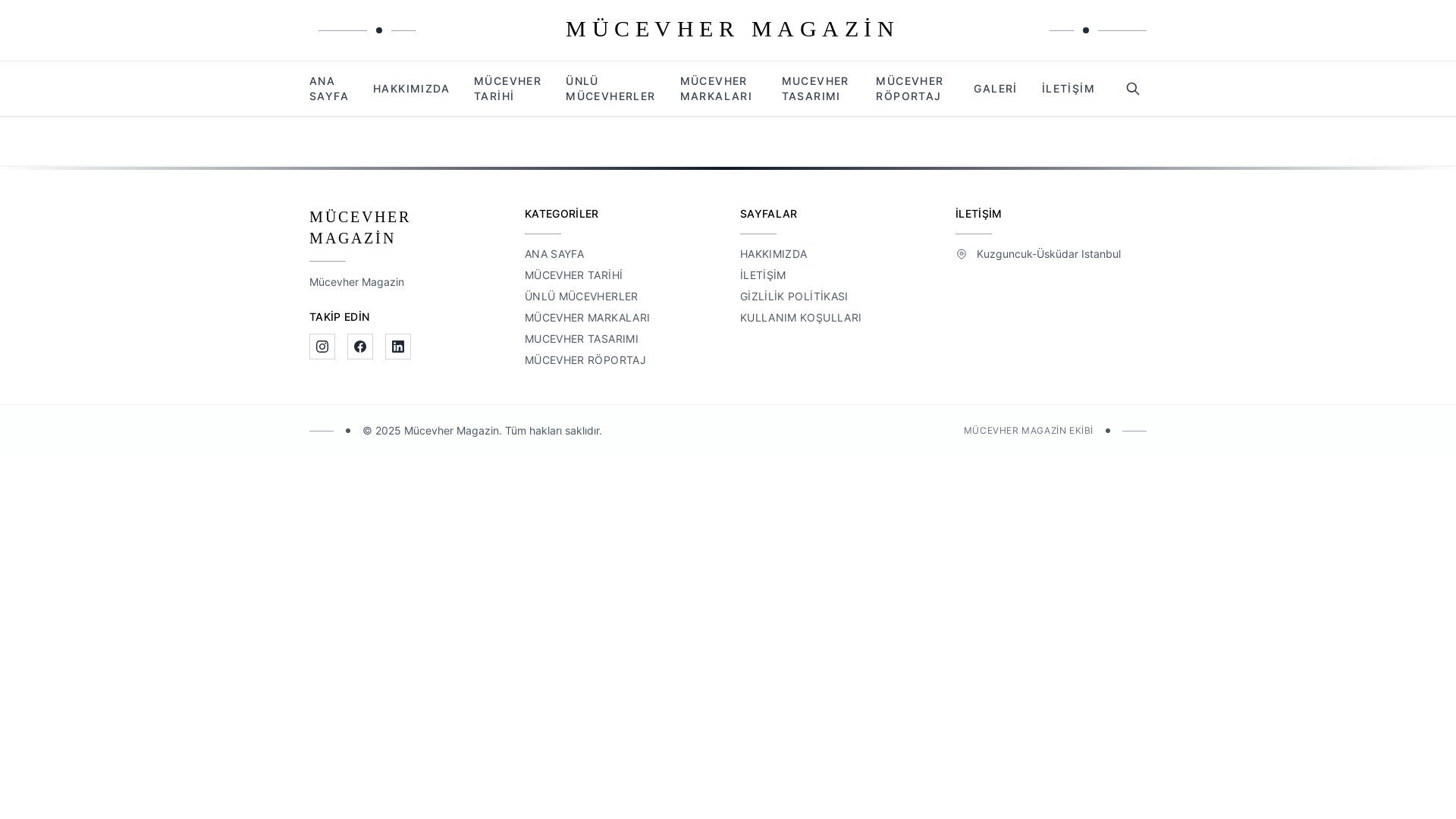 website screenshot of https://mucevhermagazin.com/