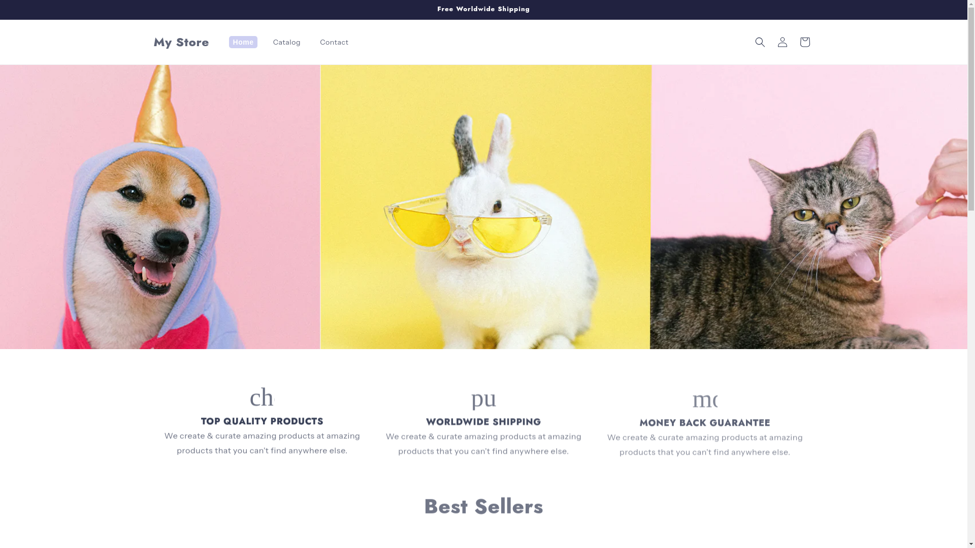 website screenshot of https://pethavencompany.shop/