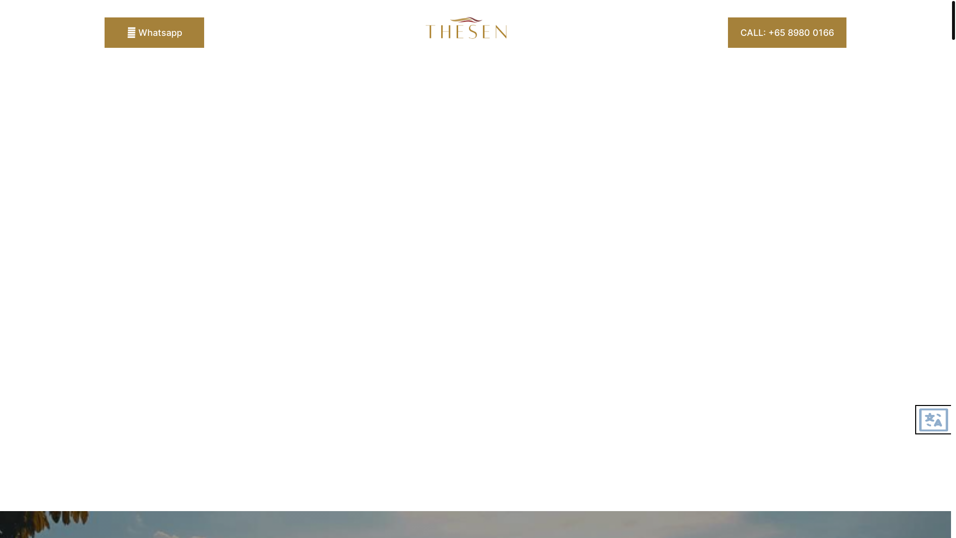 website screenshot of https://thesencondomimium.sg/