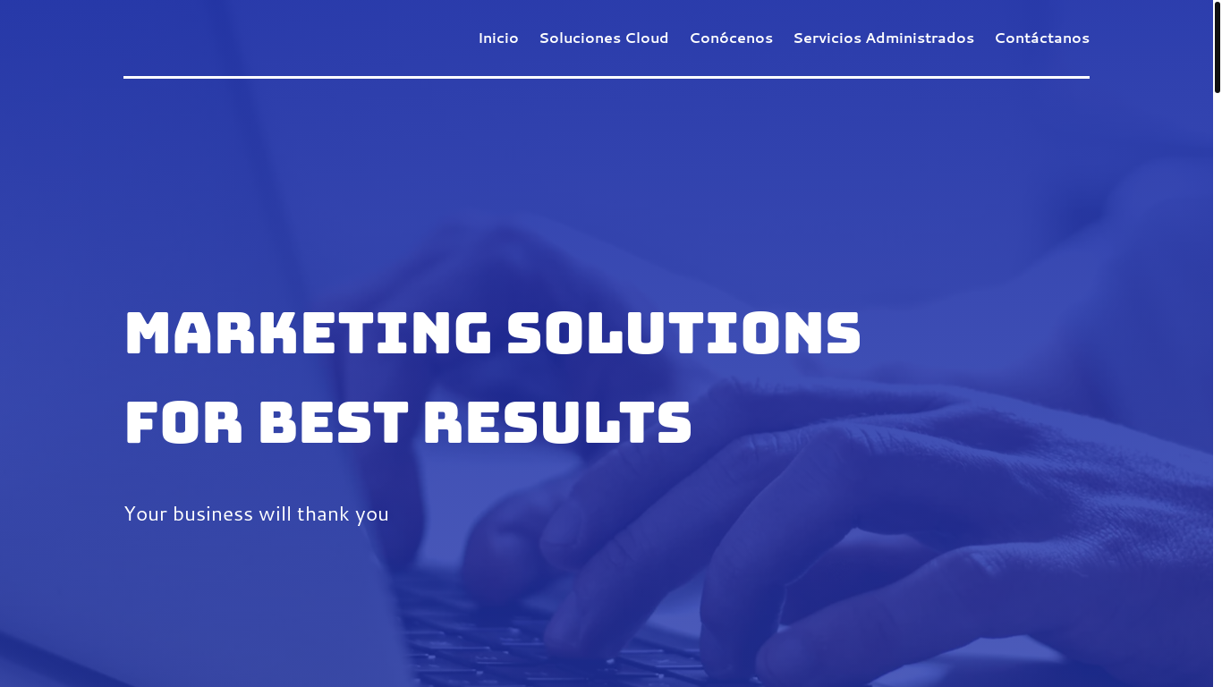 website screenshot of https://insidetech.services/