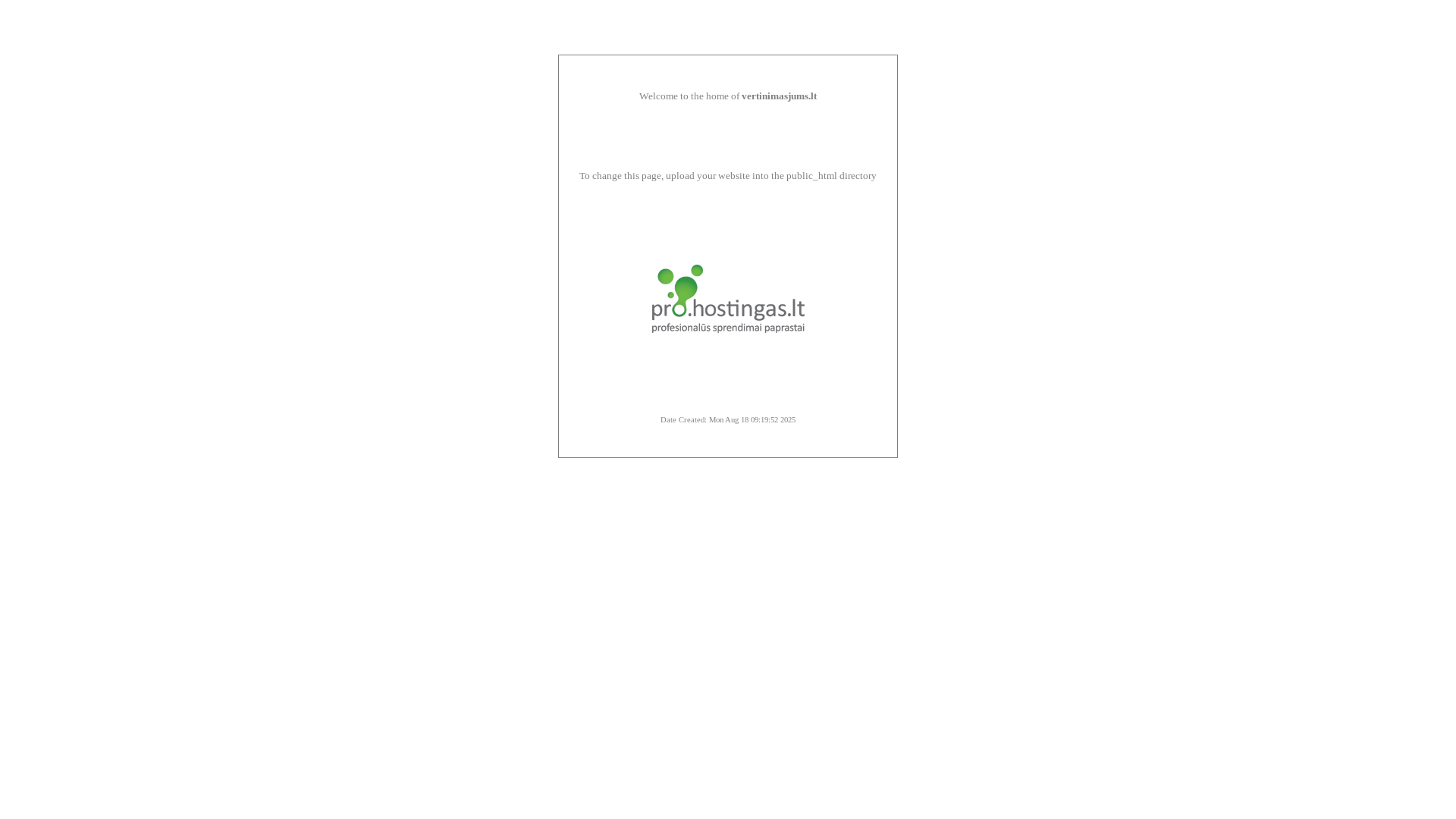 website screenshot of https://vertinimasjums.lt/