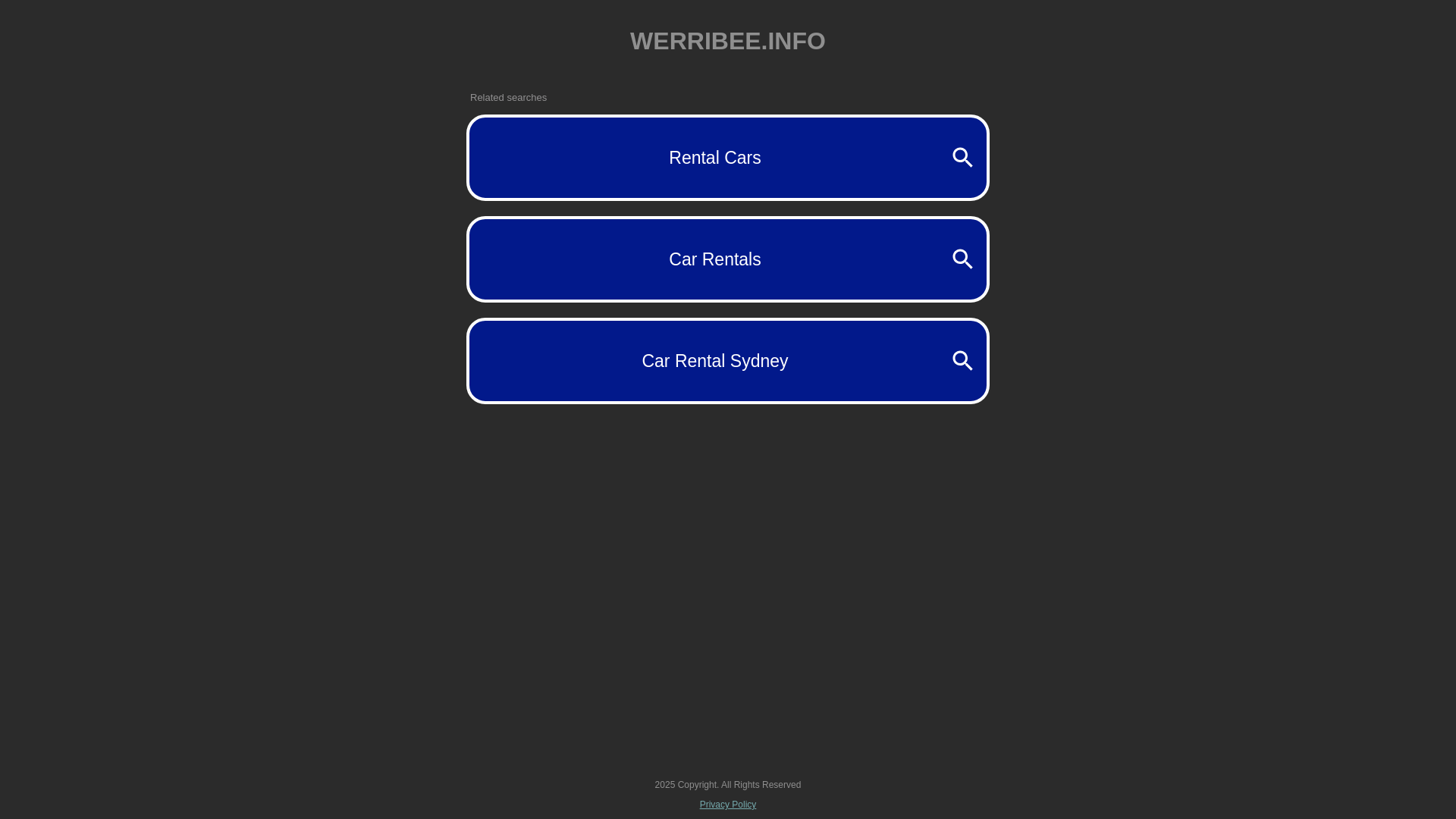 website screenshot of https://werribee.info/