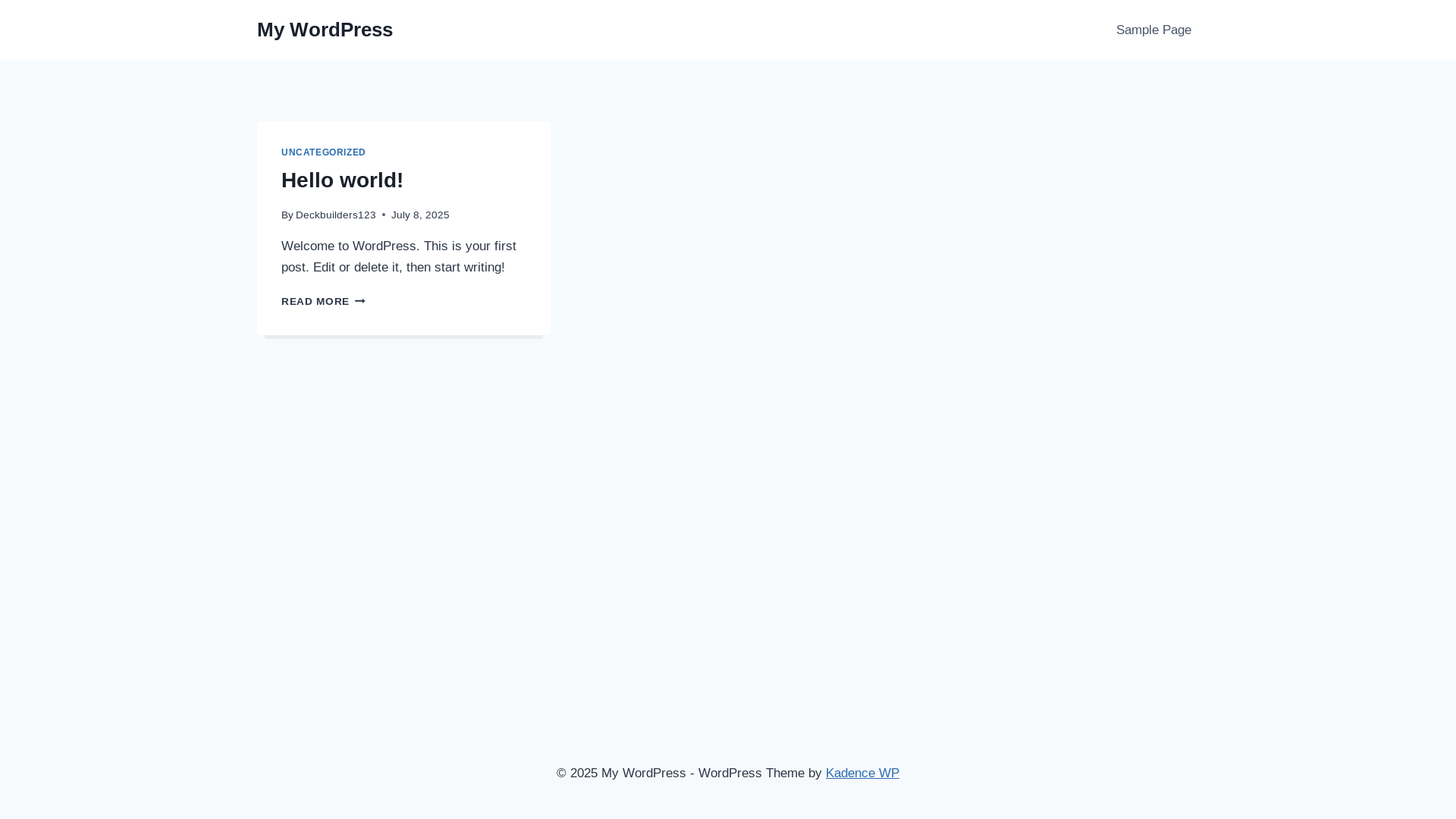 website screenshot of https://westfielddeckbuilders.com/