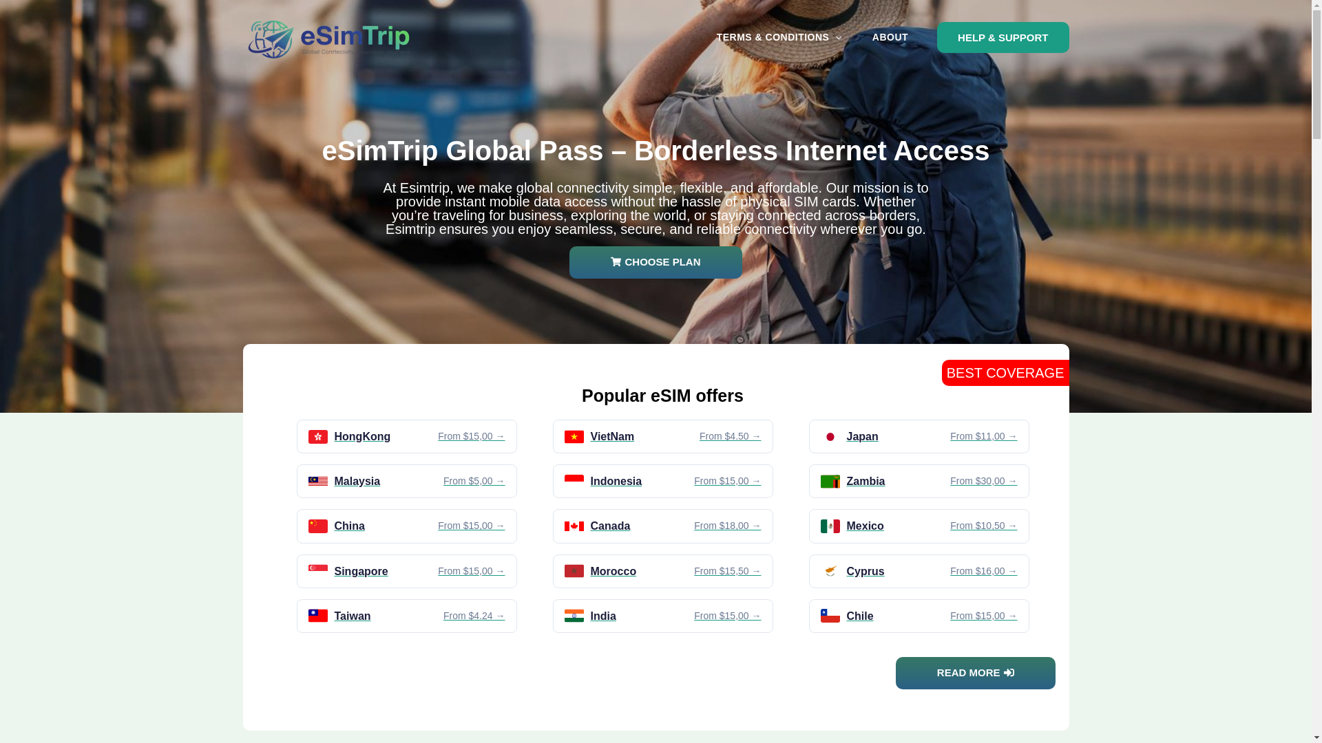 website screenshot of https://vroomsim.mobi/