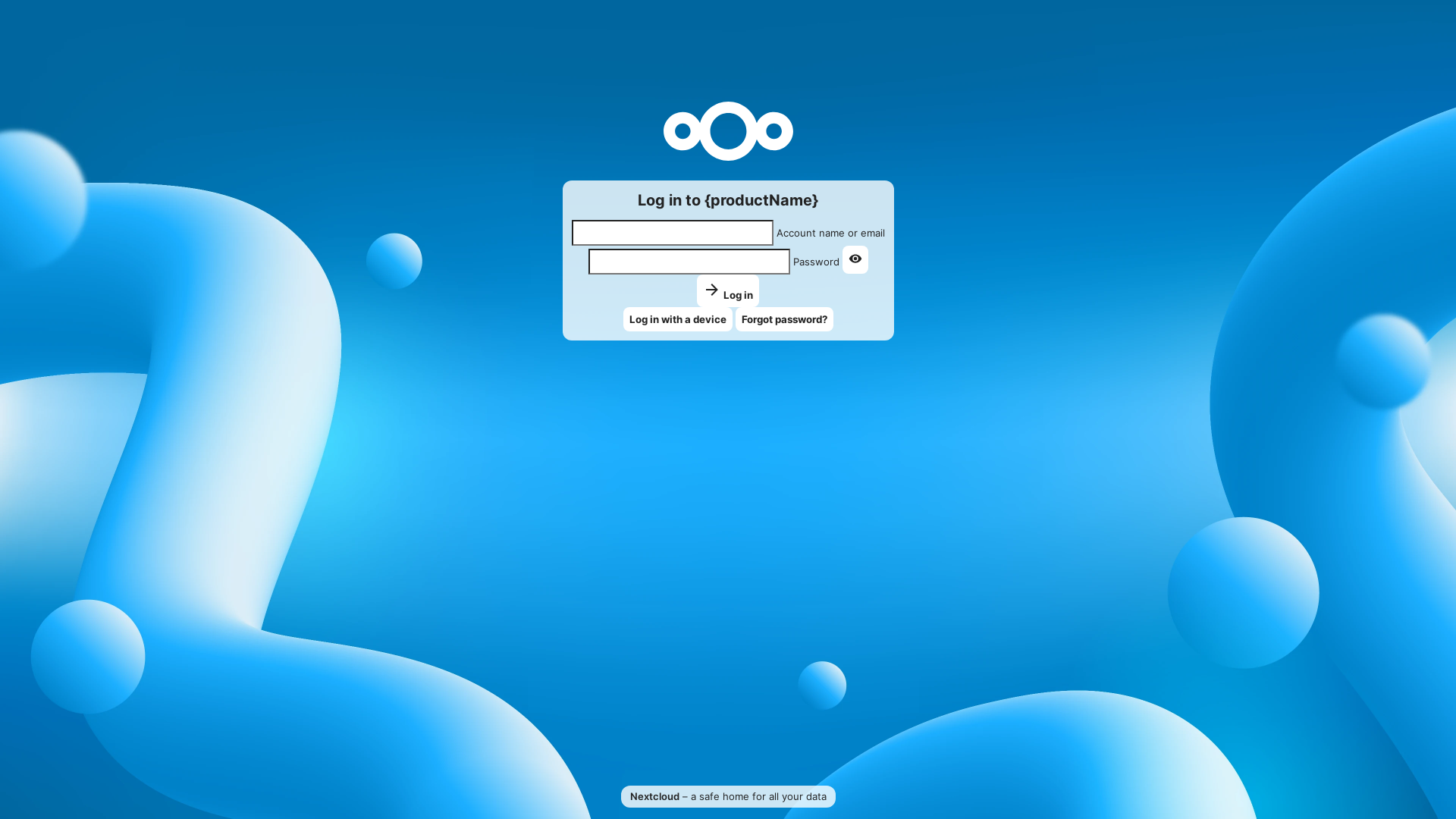 website screenshot of https://home-up.asuscomm.com:5600/nextcloud