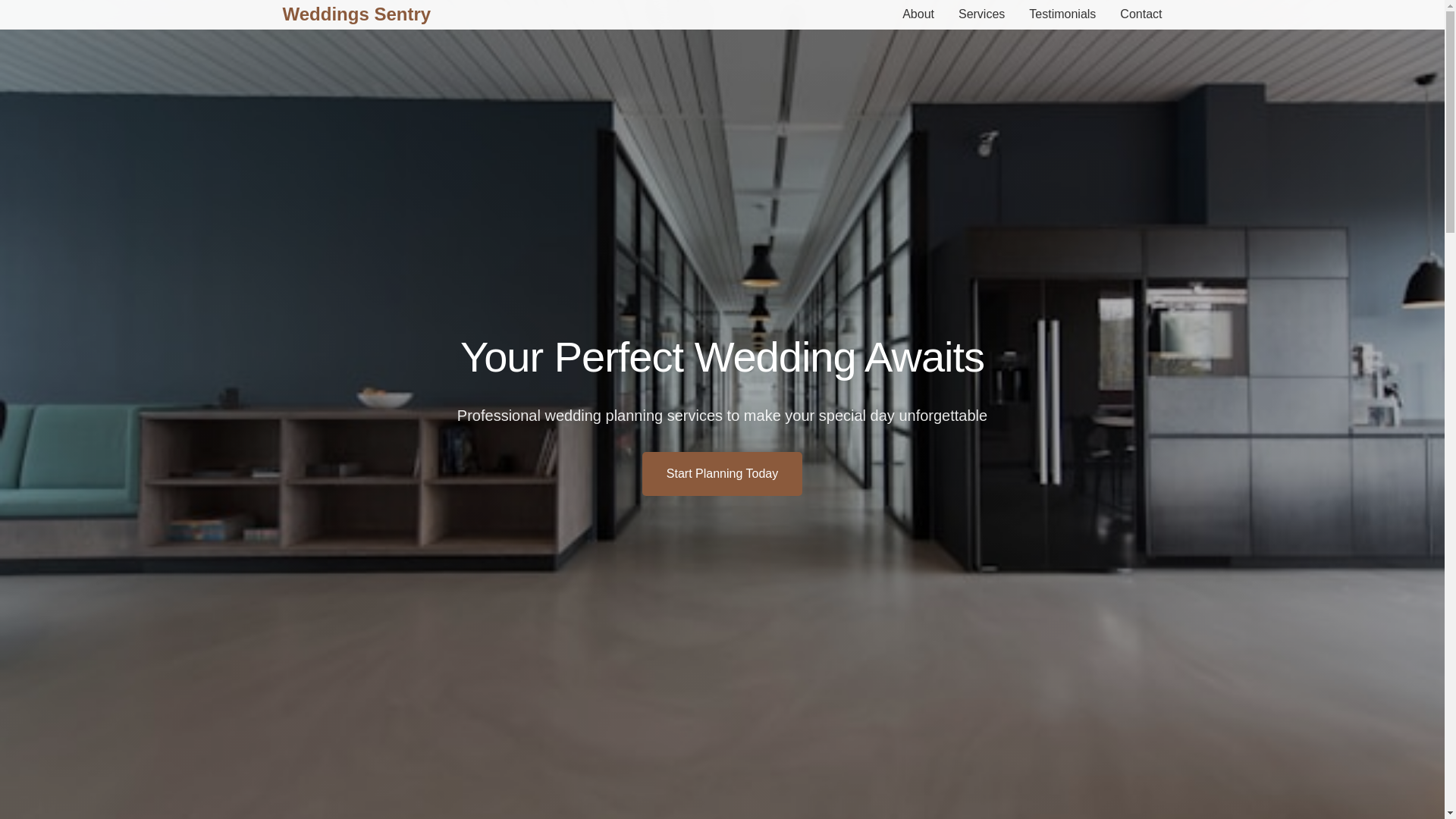 website screenshot of https://weddingssentry.sbs/