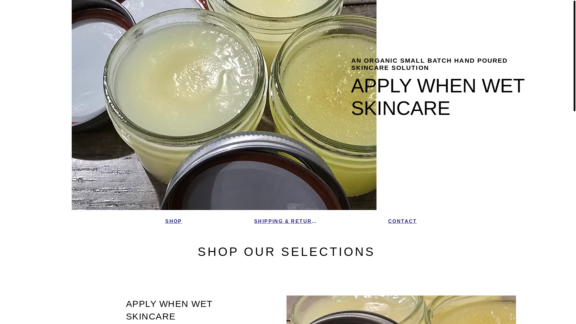website screenshot of https://awwskincare.com/