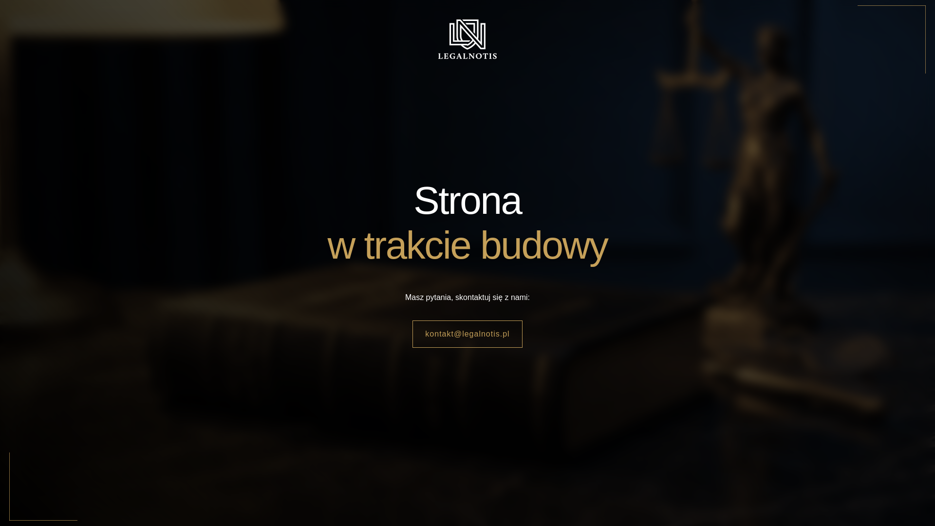 website screenshot of https://legalnotis.pl/