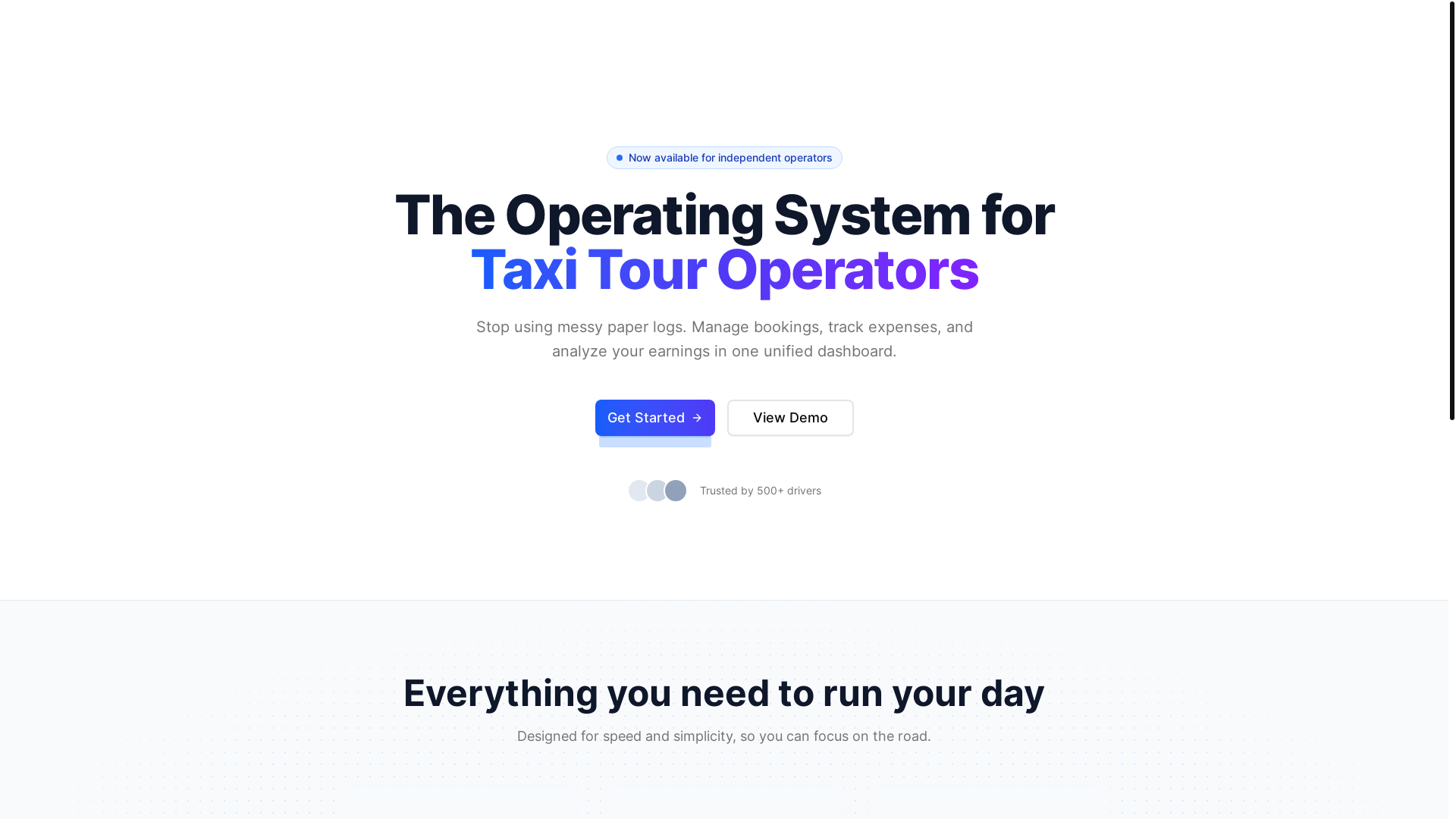 website screenshot of https://fleetflow.cc/