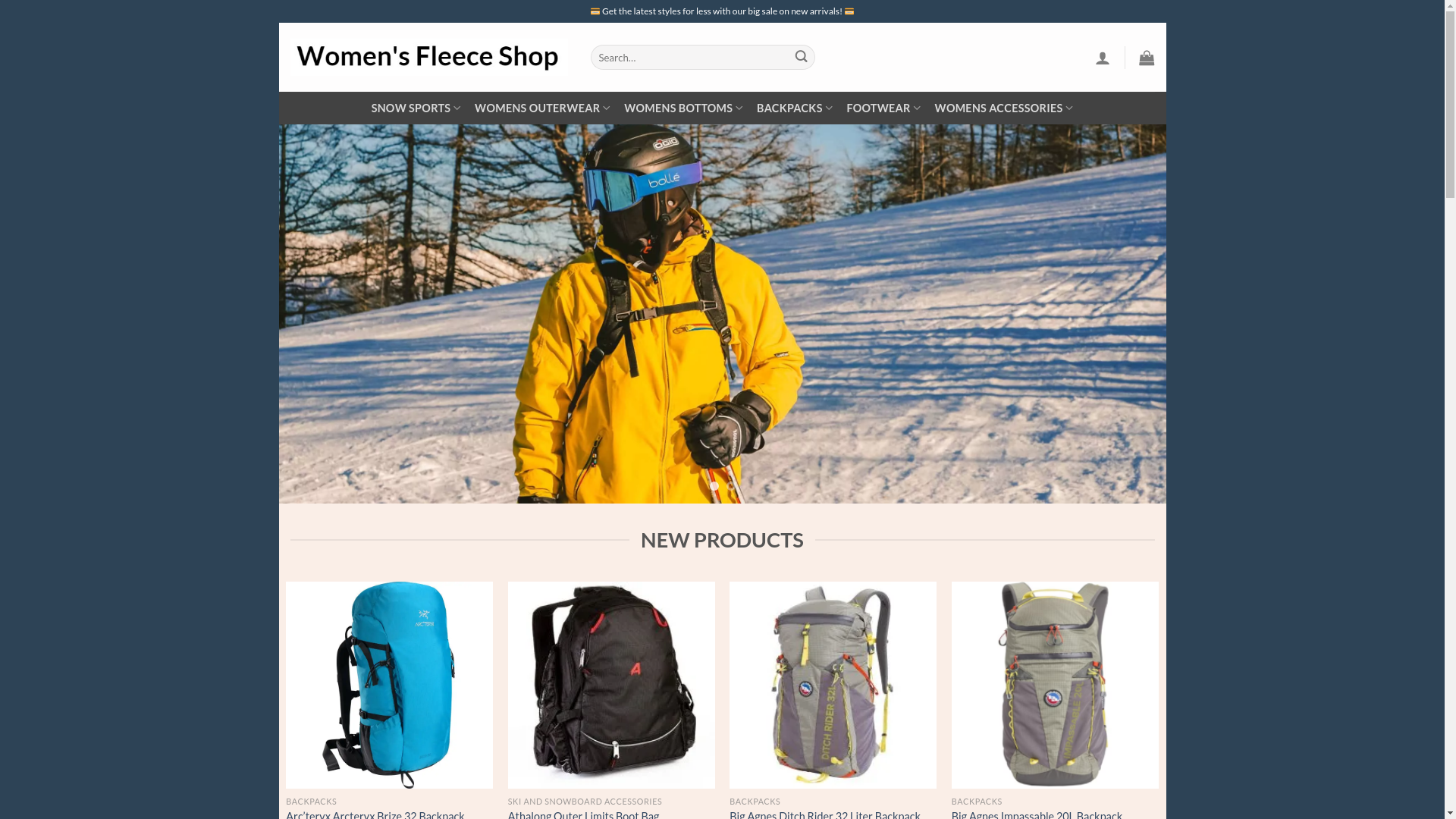 website screenshot of http://www.snowsportsshop.com/