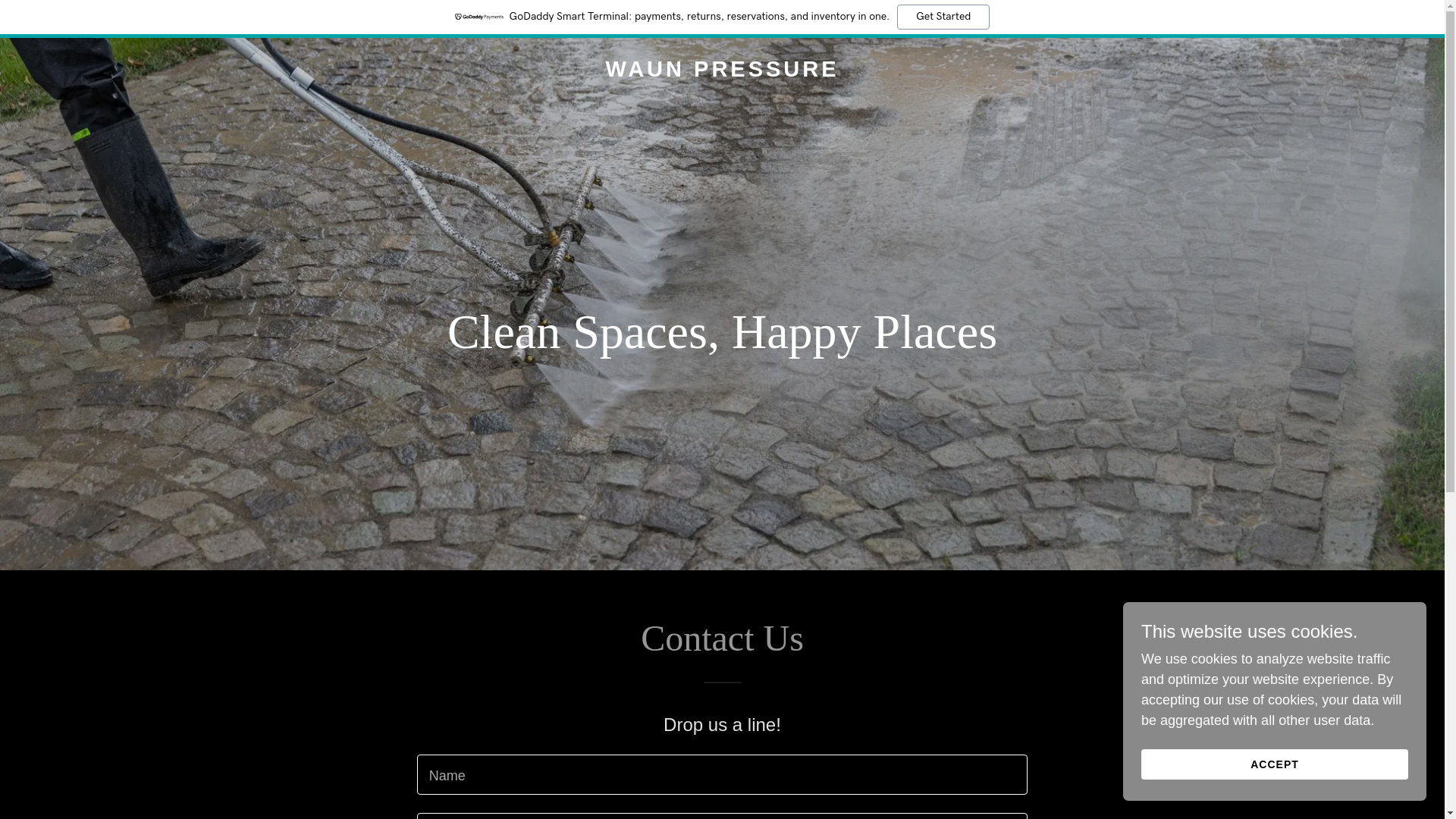 website screenshot of https://waunpressure.com/