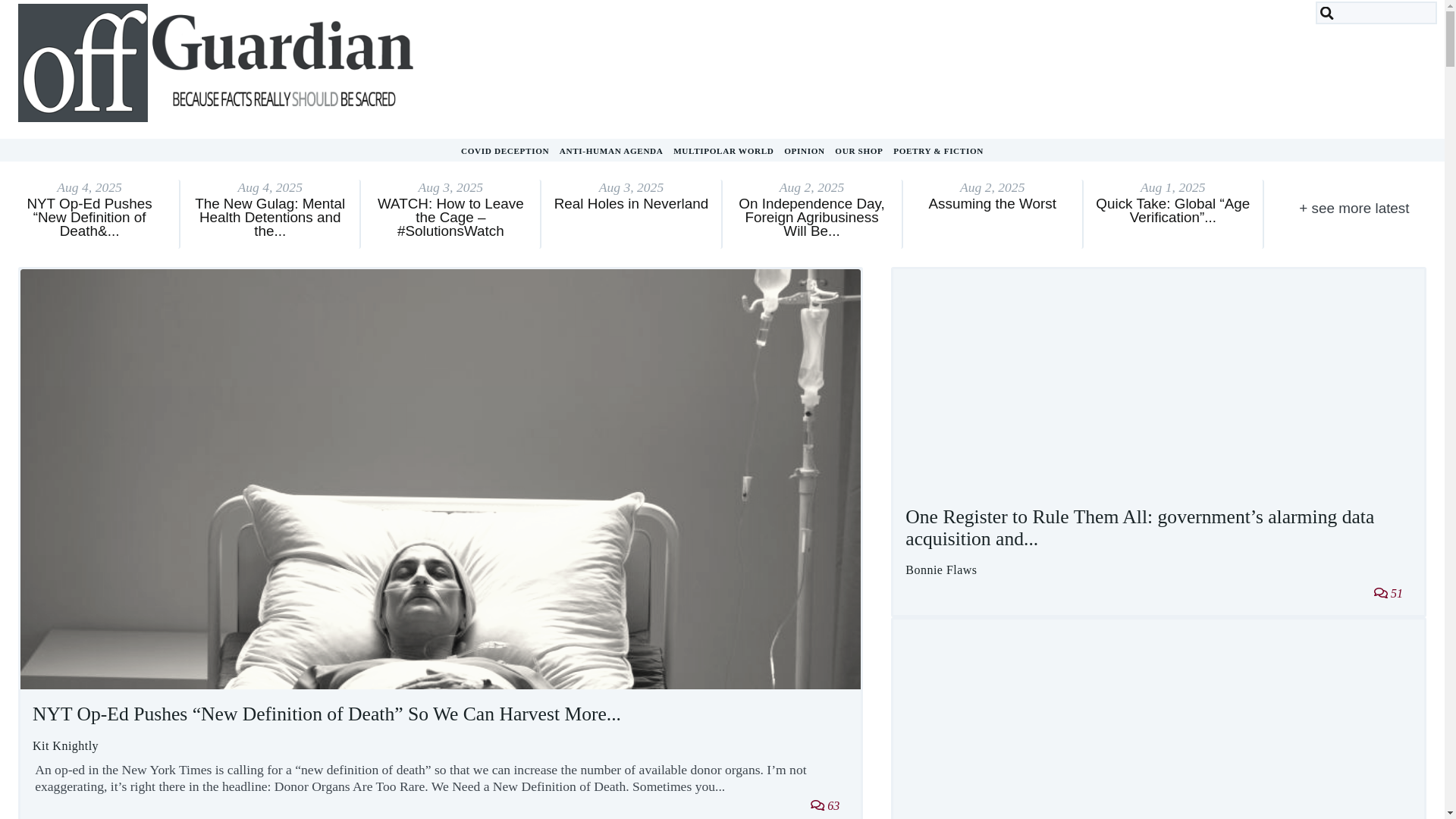 website screenshot of http://off-guardian.org