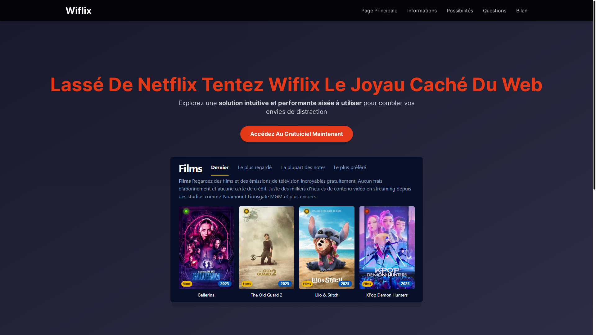 website screenshot of https://wiflix-2aea.pages.dev/