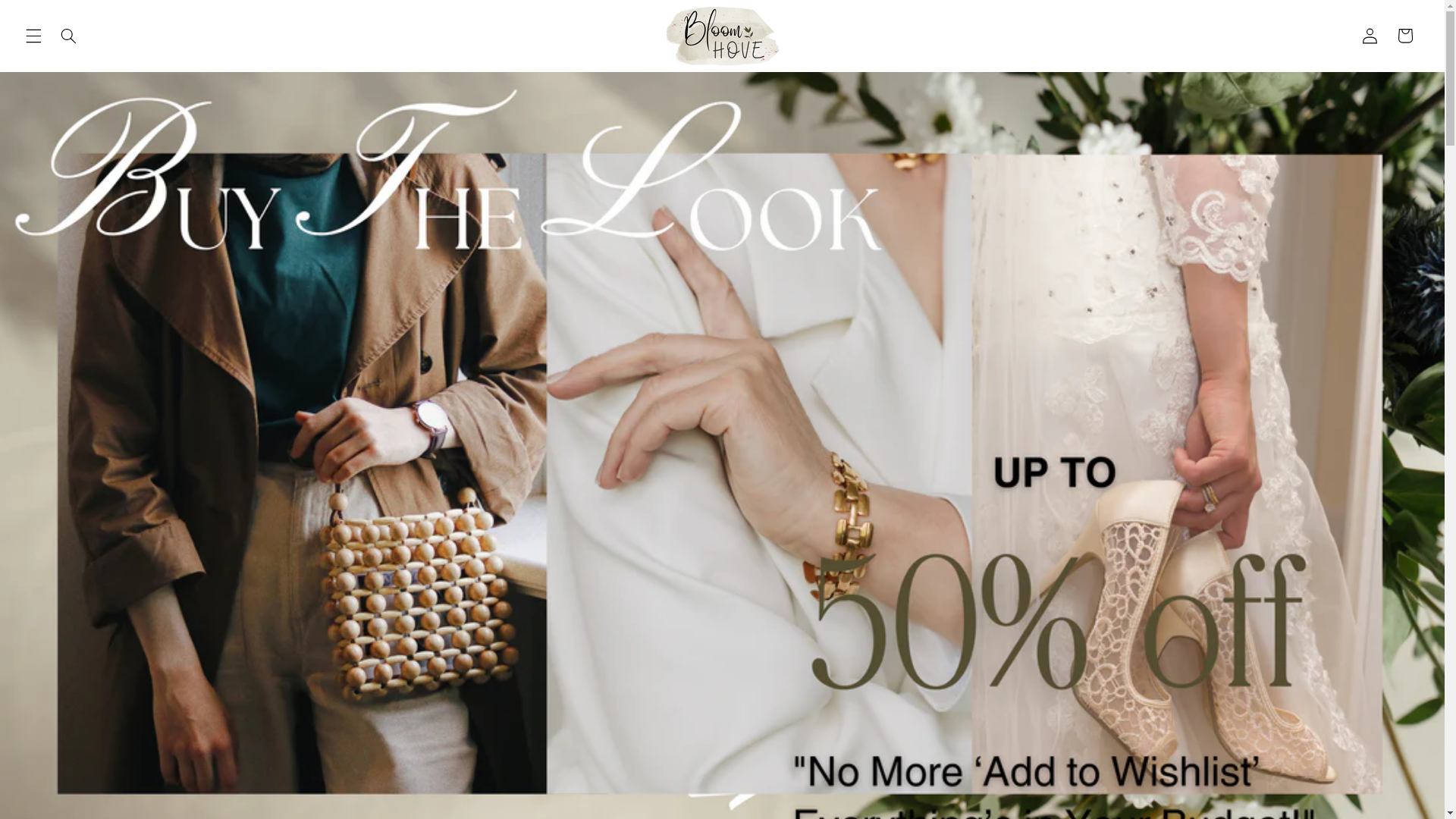website screenshot of https://bloomhove.store/