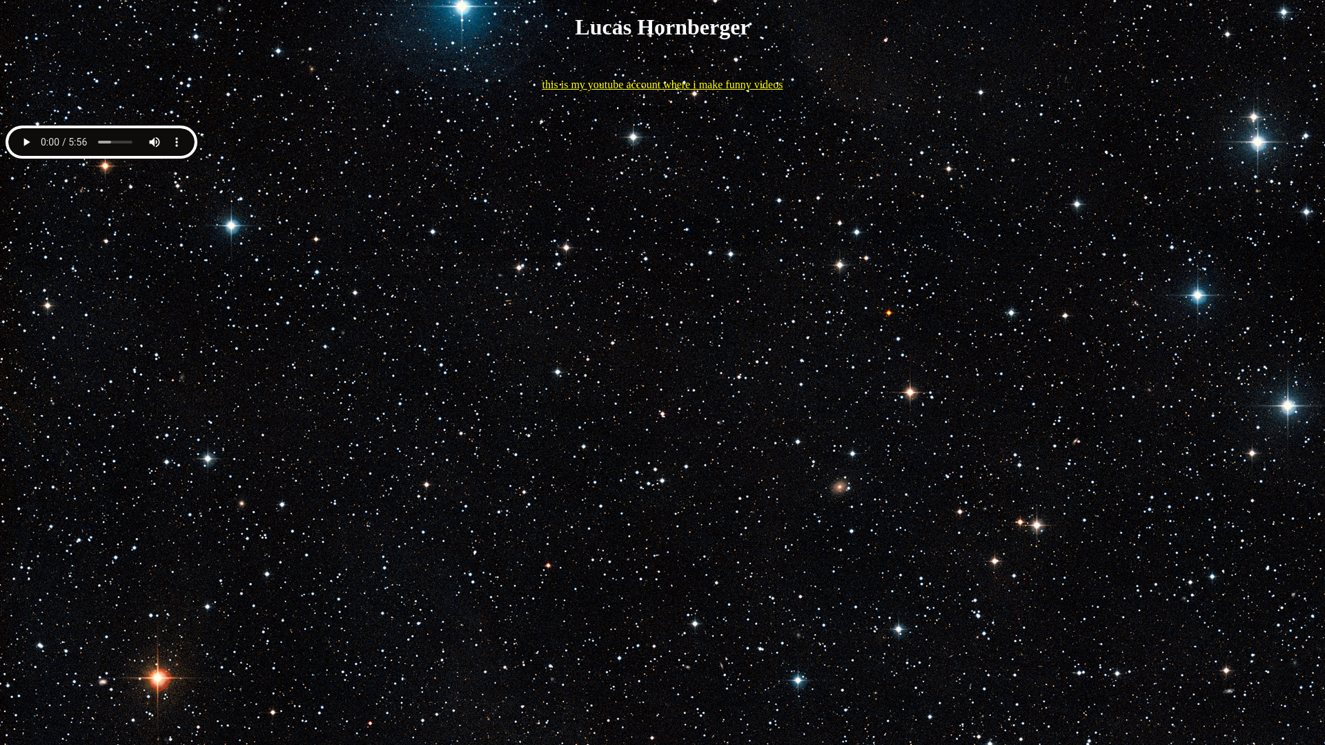 website screenshot of https://lucashornberger.com/